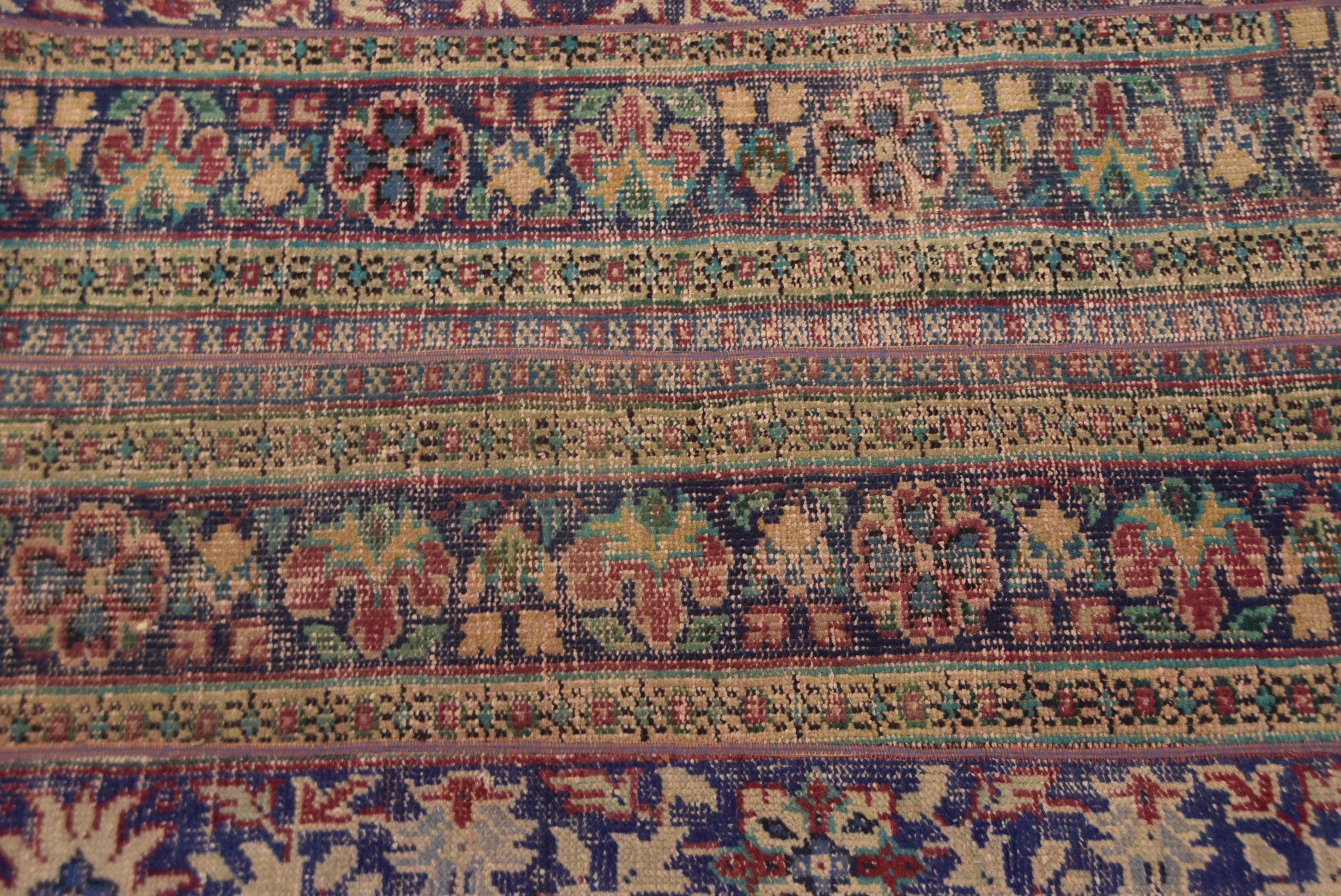 Mavi Antika Halılar, Oushak Halıları, Banyo Halıları, 3,5x4,1 ft Küçük Halı, Türk Halıları, Yer Halısı, Kapı Paspas Halıları, Giriş Halısı, Vintage Halılar