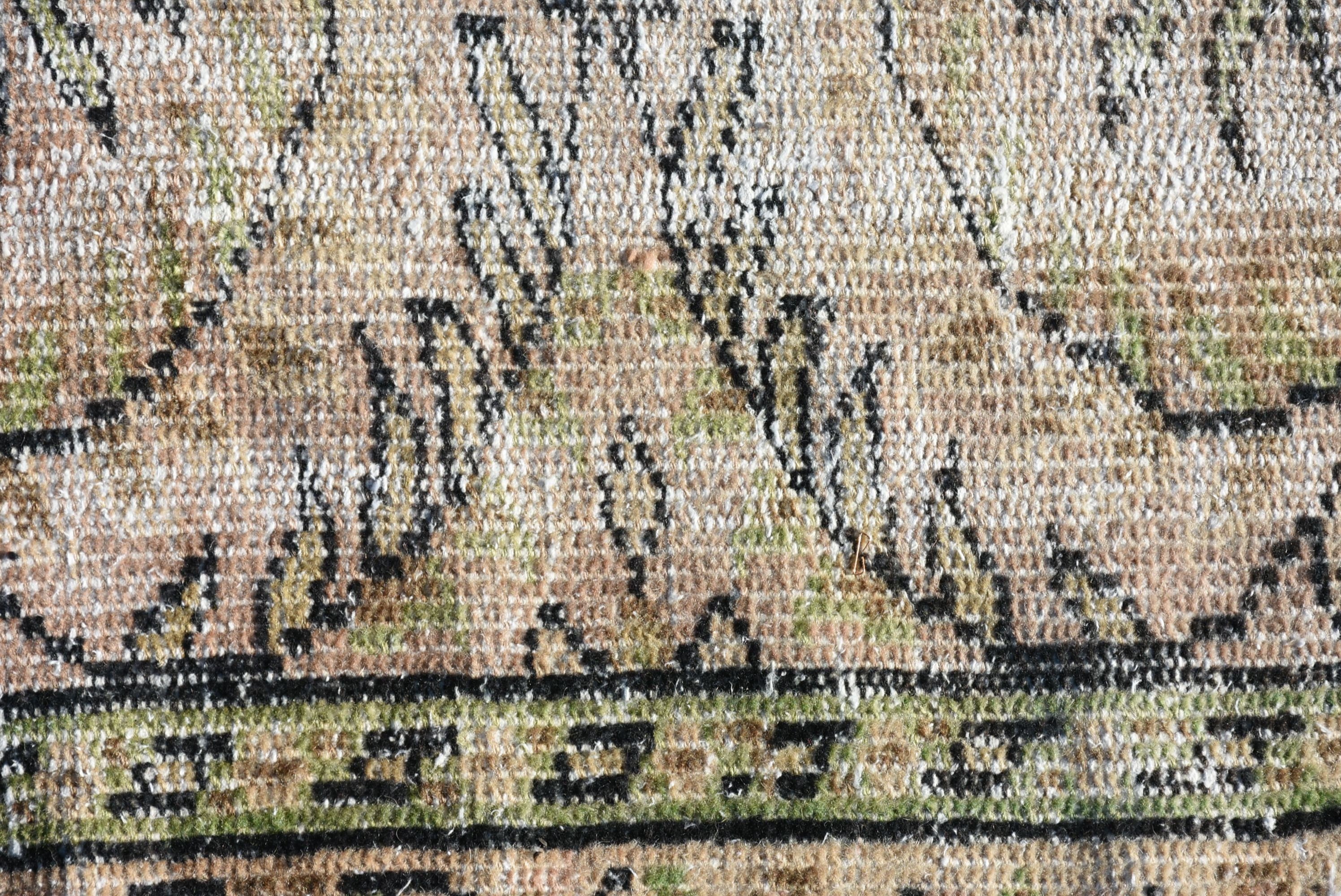 Living Room Rug, Kitchen Rug, Floor Rugs, Turkish Rug, Rugs for Bedroom, Cute Rug, Green Home Decor Rugs, 4.9x8.1 ft Area Rug, Vintage Rug