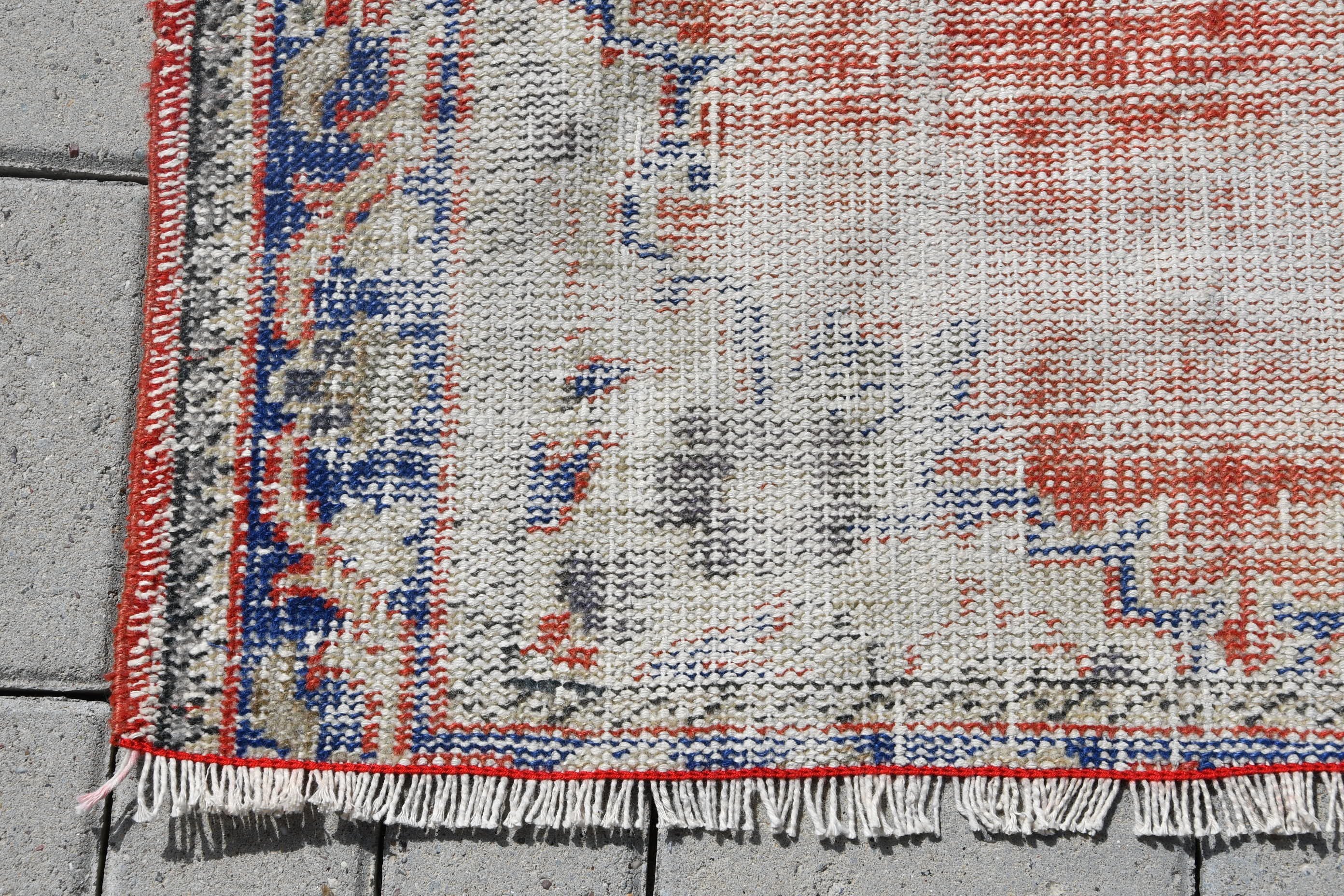 Rugs for Bath, Vintage Rug, Nursery Rug, 2.7x4.1 ft Small Rug, Handwoven Bath Mat Rug, Turkish Rug, Kitchen Rugs, Wool Rug, Moroccan Rug