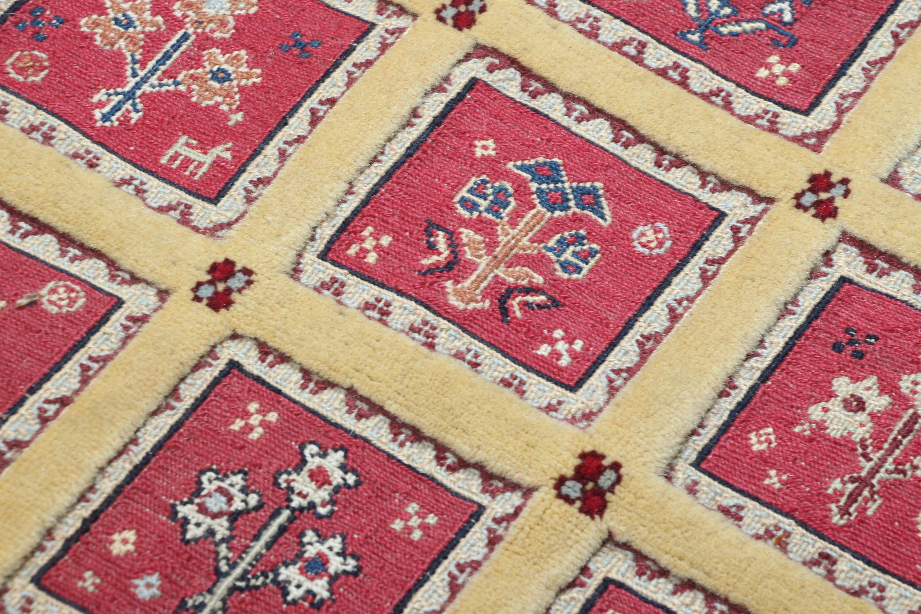 Turkish Rugs, Door Mat Rugs, Turkey Rugs, Moroccan Rug, Yellow Oushak Rugs, 2.1x2.9 ft Small Rugs, Bedroom Rug, Floor Rug, Vintage Rugs