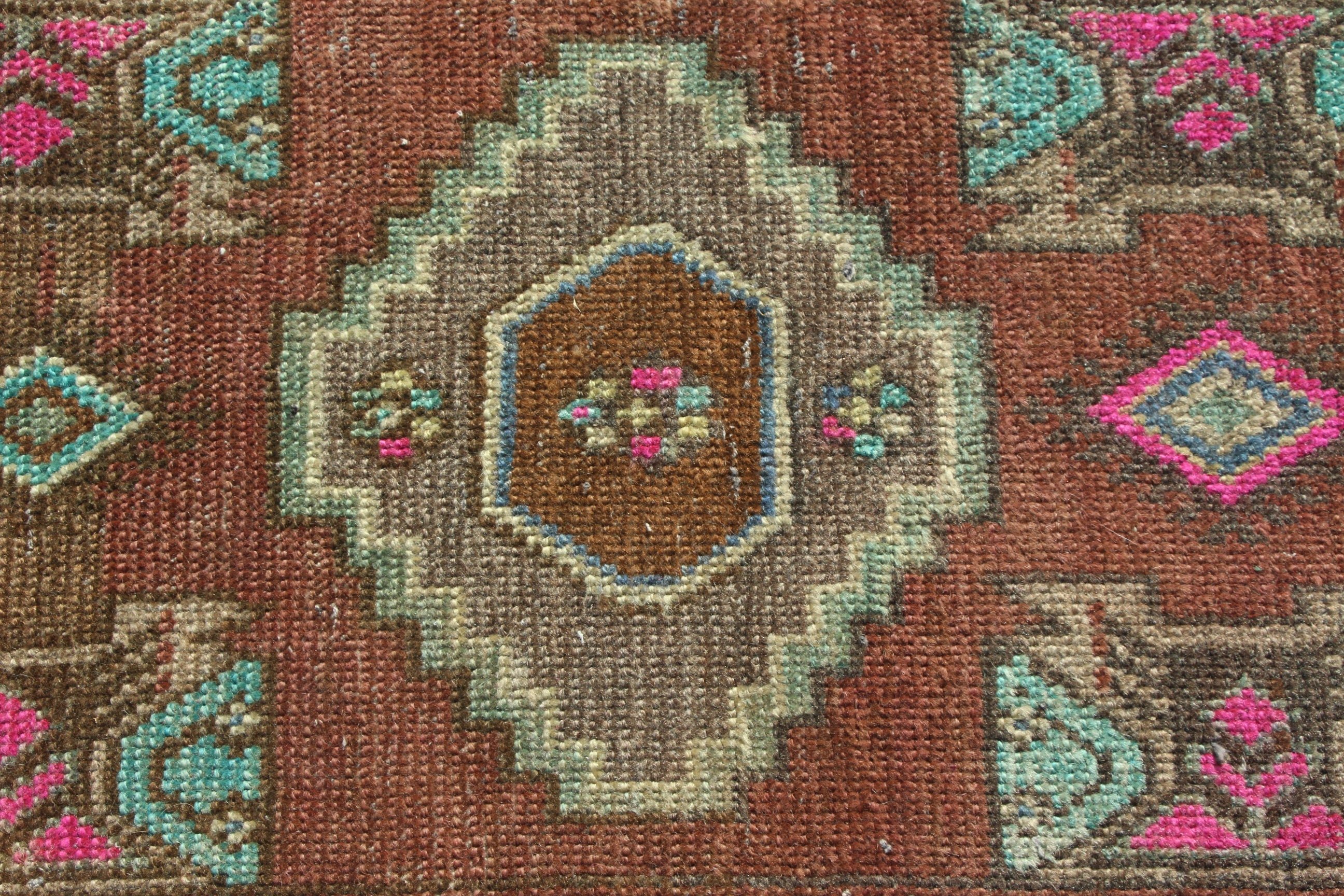 El Dokuma Halılar, 1.6x2.4 ft Küçük Halı, Vintage Halılar, Boho Halı, Yatak Odası Halıları, Giriş Halıları, Türk Halıları, Kahverengi Modern Halılar, Araba Paspas Halısı