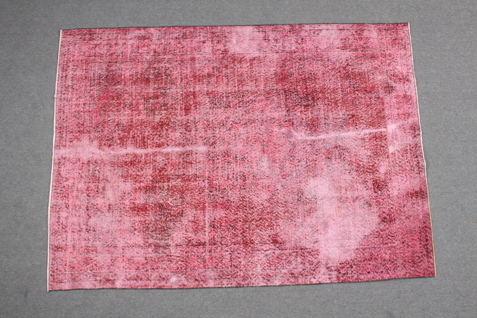 Rugs for Salon, Pink Moroccan Rugs, Bedroom Rug, Salon Rug, Vintage Rug, Turkish Rugs, 5.5x7.6 ft Large Rug, Home Decor Rug, Kitchen Rugs