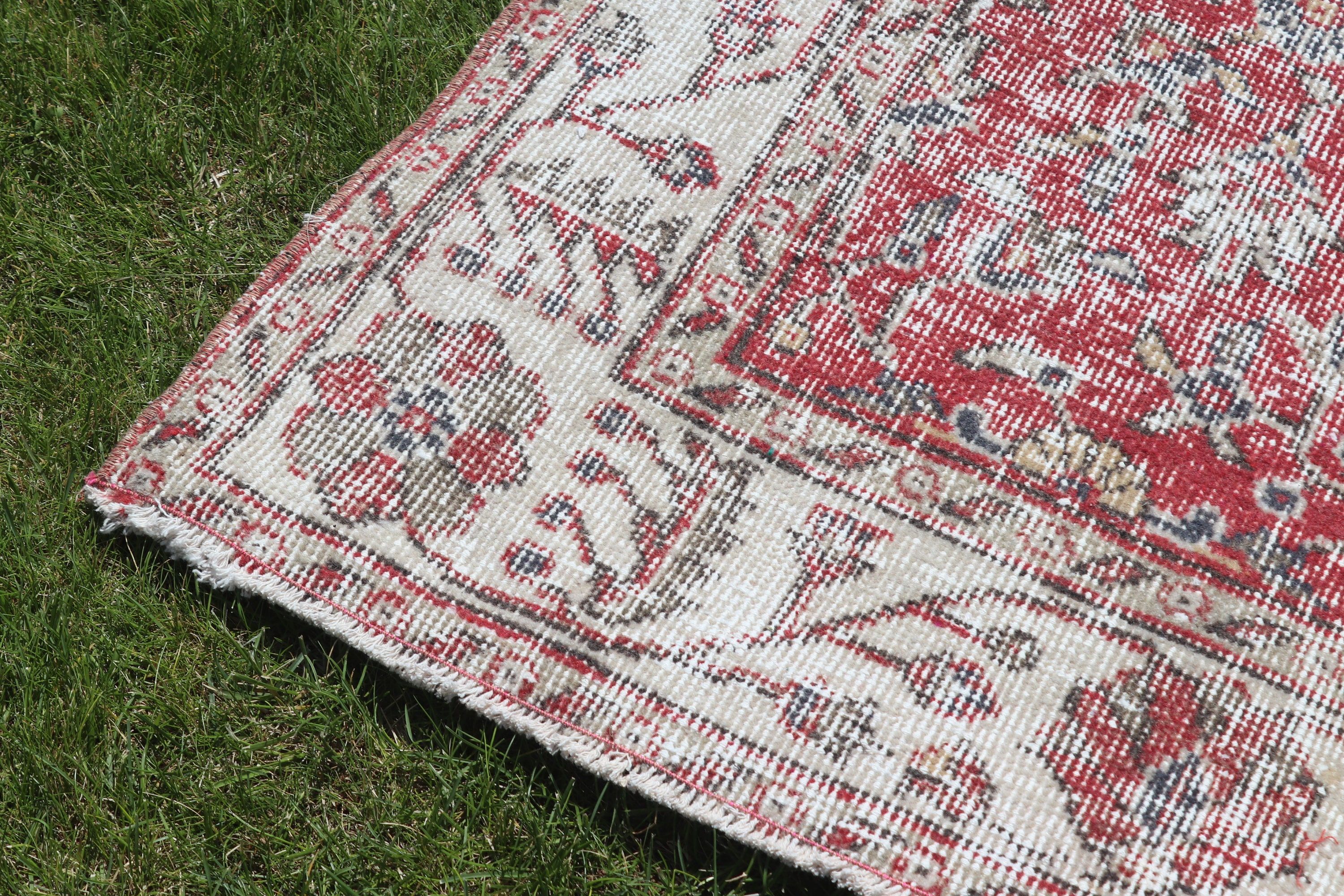 Red Home Decor Rugs, Kitchen Rugs, Turkish Rug, Antique Rugs, Bedroom Rugs, Vintage Rugs, 5.3x9.3 ft Large Rugs, Large Vintage Rug