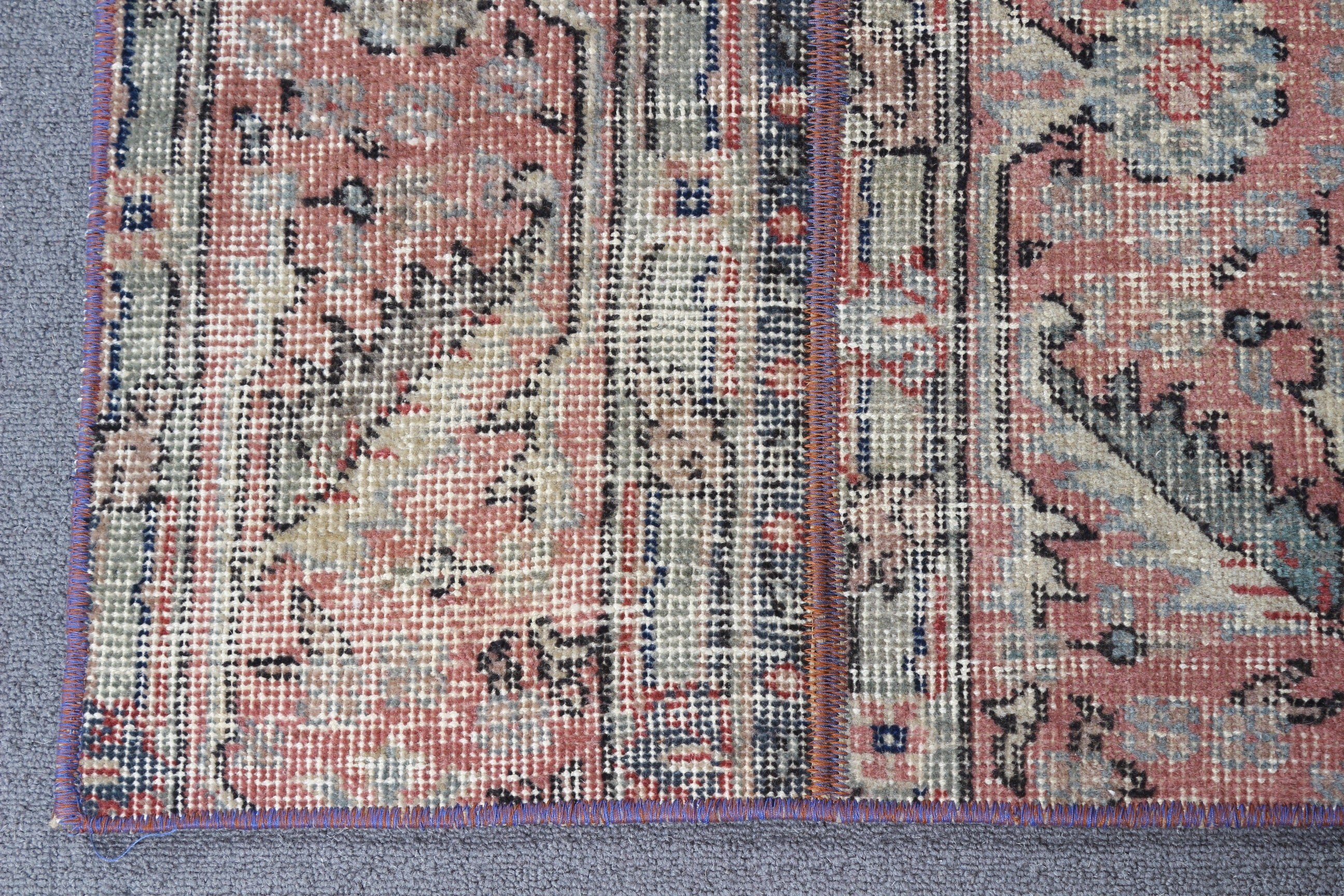 Pink Moroccan Rugs, Turkish Rugs, Antique Rug, 1.7x3.9 ft Small Rugs, Car Mat Rug, Bedroom Rugs, Eclectic Rugs, Door Mat Rug, Vintage Rugs