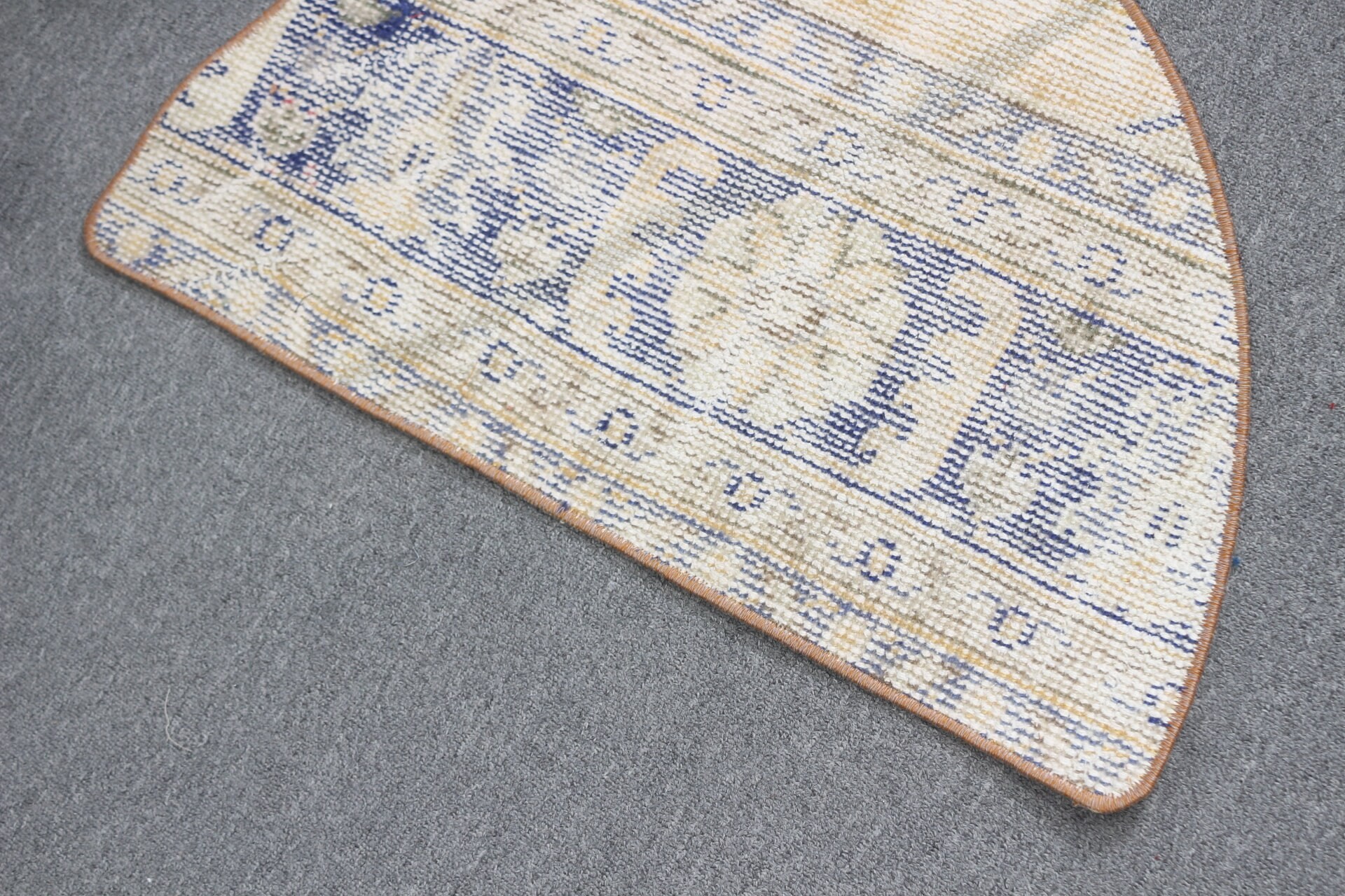 Beige Cool Rugs, Turkish Rug, Vintage Rug, Bedroom Rug, Rugs for Door Mat, Bathroom Rugs, 2.5x1.5 ft Small Rug, Wool Rug