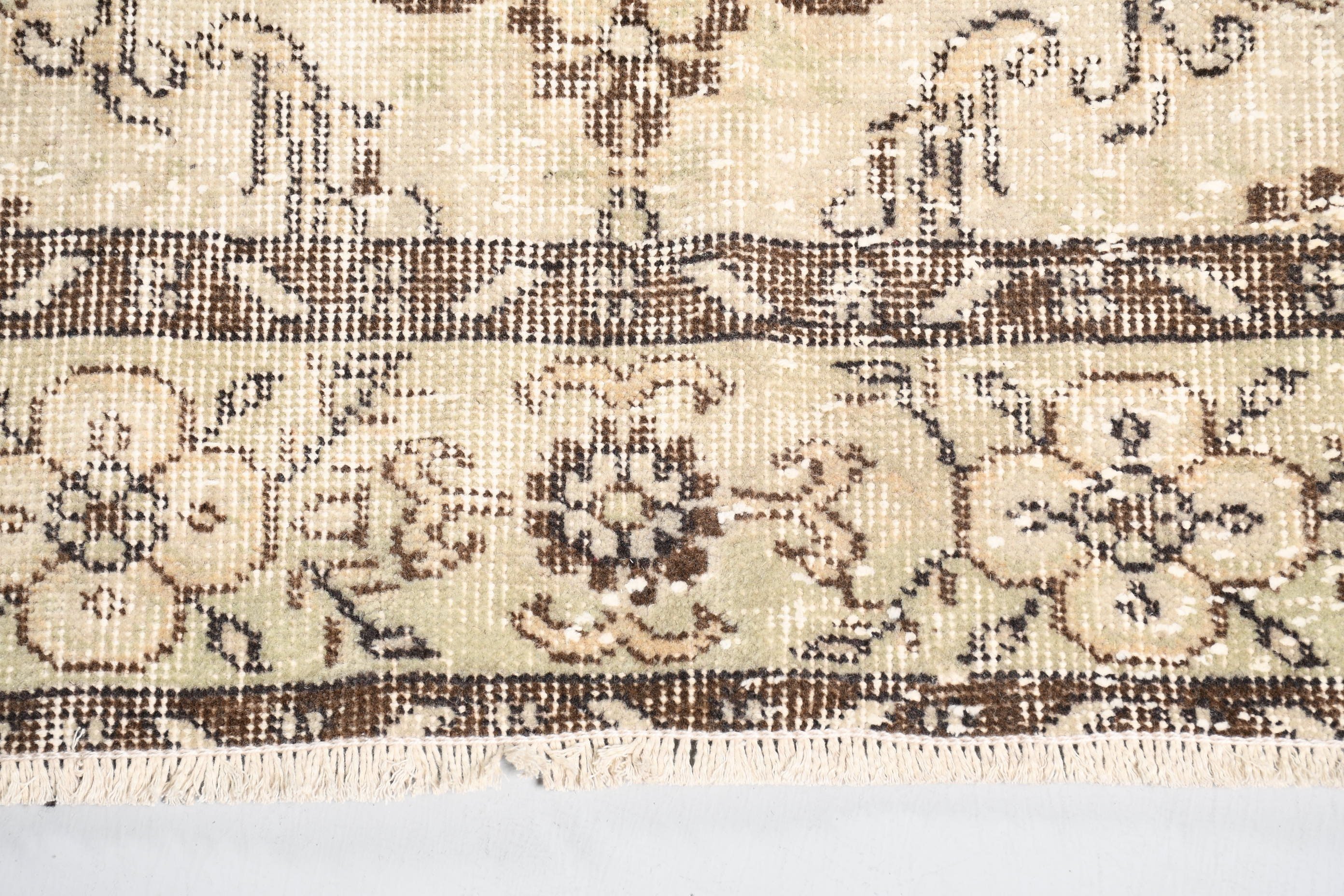 Beige Moroccan Rug, Oushak Rug, Living Room Rug, Cool Rugs, 5.7x9.1 ft Large Rug, Bedroom Rug, Turkish Rugs, Vintage Rugs, Boho Rug