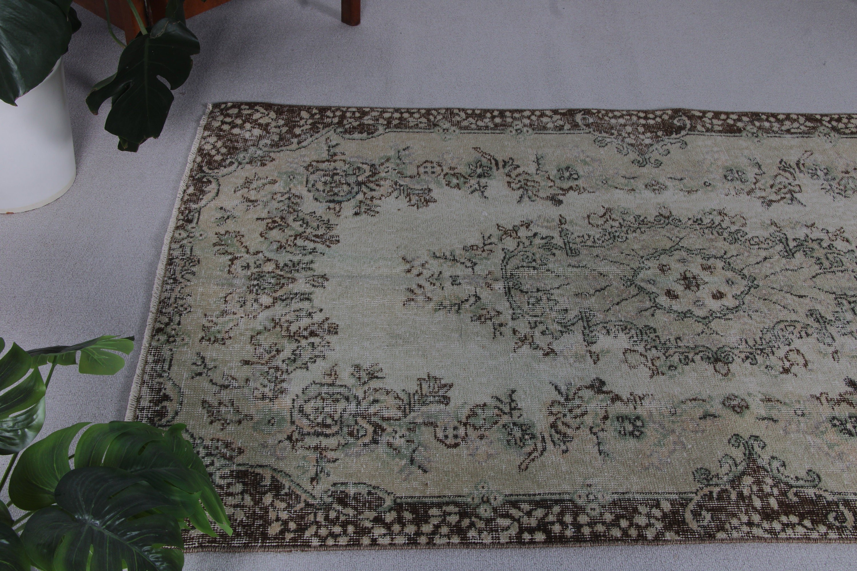 Yatak Odası Halıları, Dekoratif Halı, Giriş Halıları, 3,8x6,3 ft Vurgulu Halılar, Yün Halılar, Çocuk Halısı, Kahverengi Oryantal Halı, Vintage Halılar, Türk Halısı