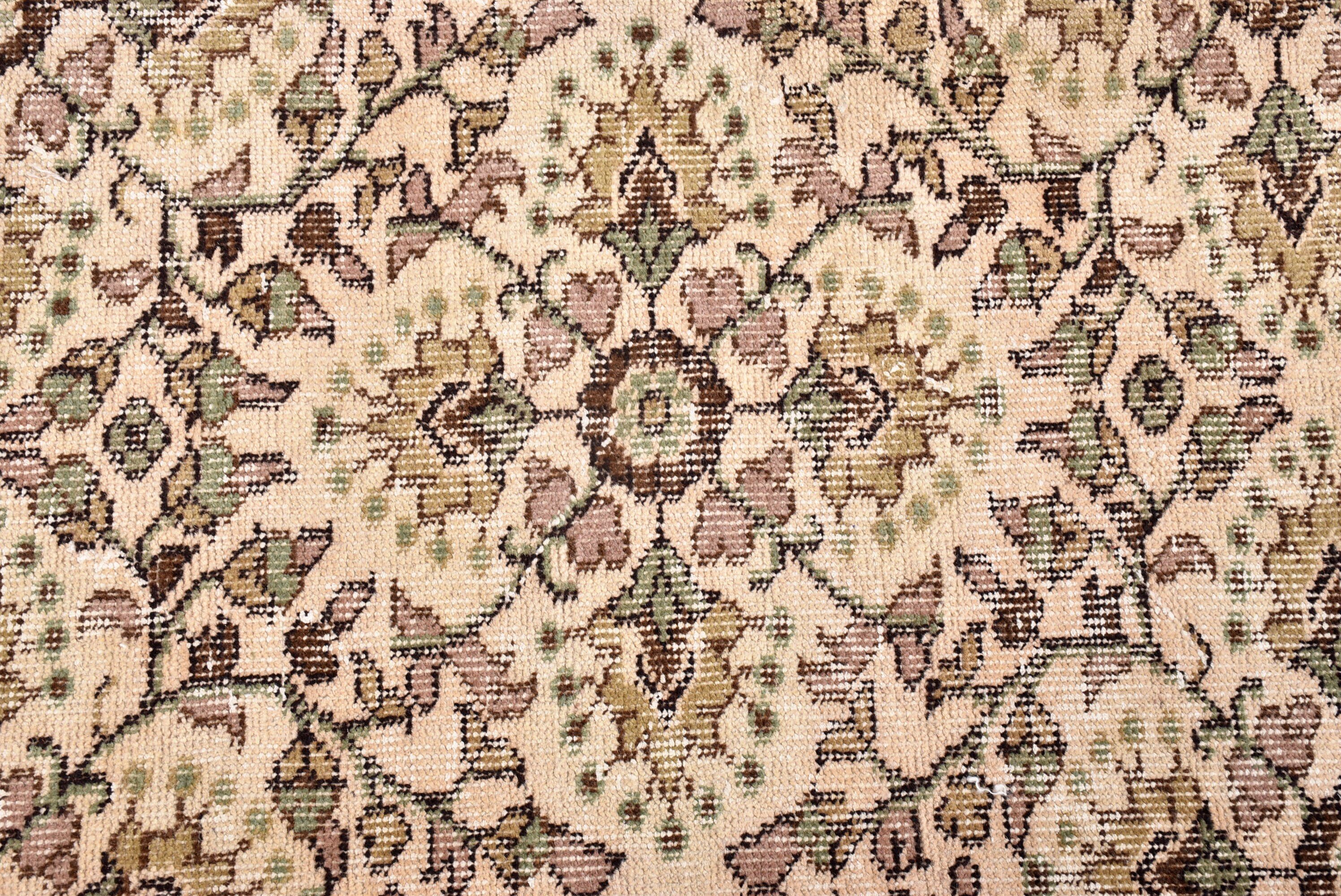 Ethnic Rug, Geometric Rugs, Rugs for Area, 4.1x6.5 ft Area Rug, Beige Oriental Rugs, Turkish Rug, Indoor Rug, Bedroom Rug, Vintage Rug