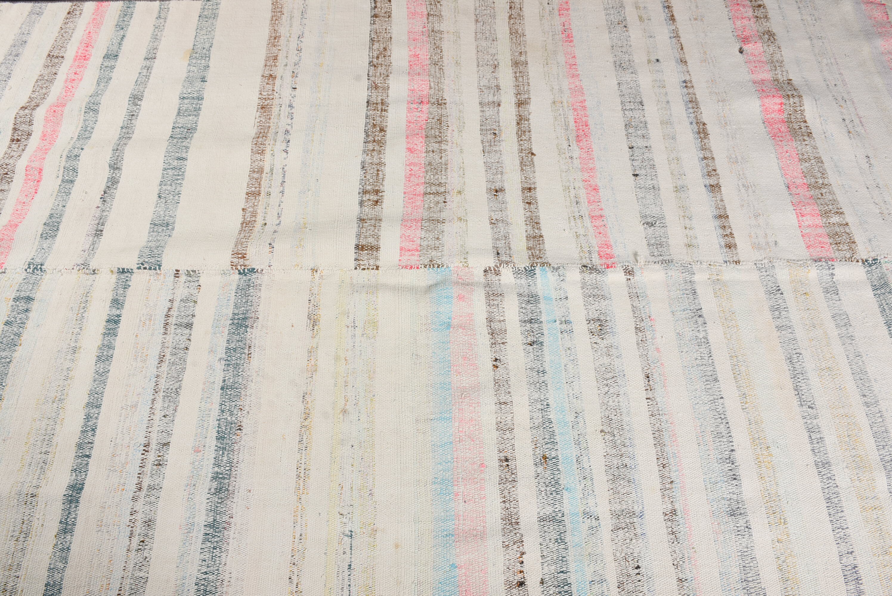 Pale Rug, Oushak Rug, 5x7.6 ft Area Rug, Vintage Rug, Kilim, Dining Room Rug, Turkish Rug, Bedroom Rug, White Wool Rugs, Living Room Rug