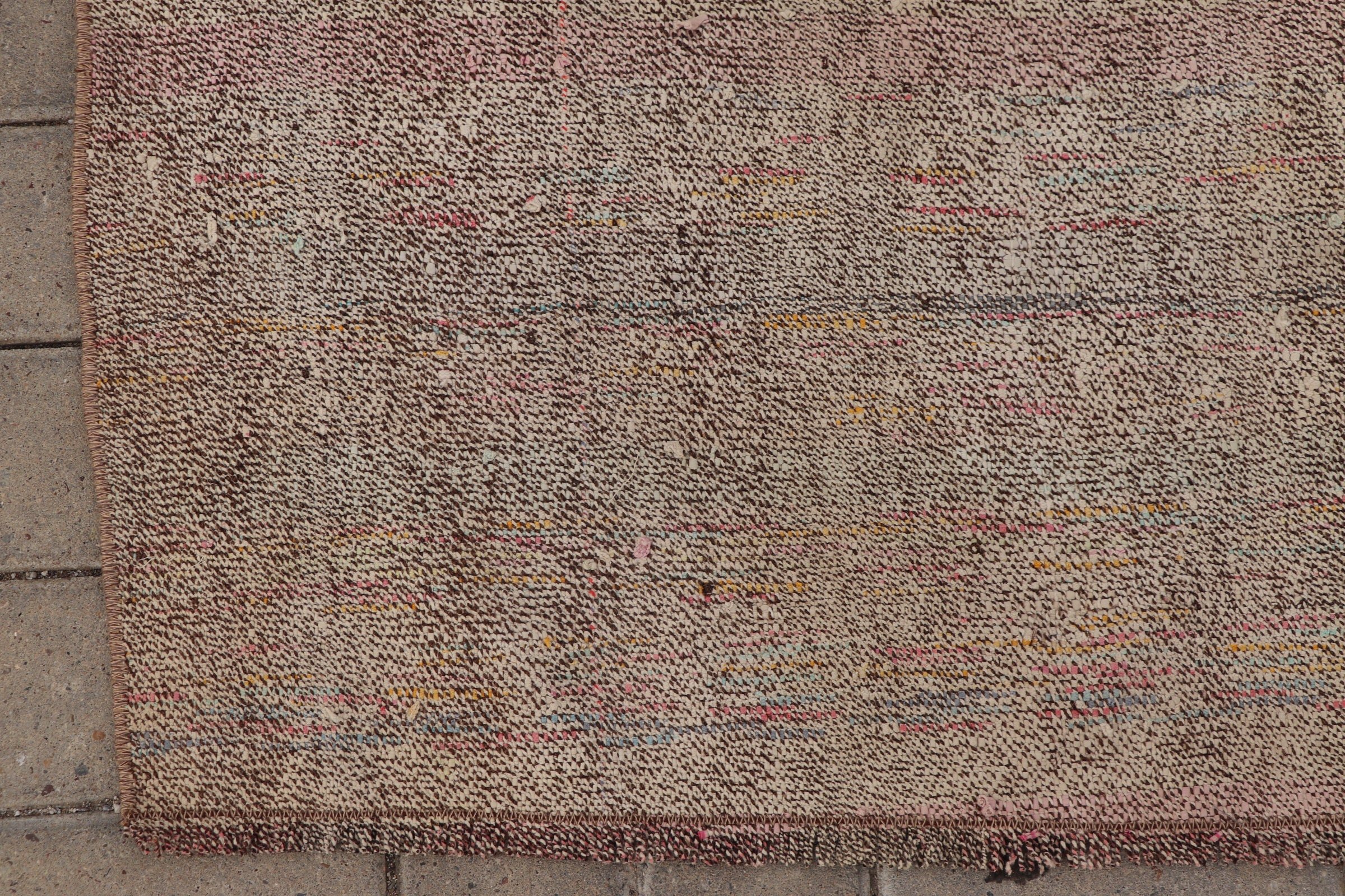 Kilim, Koridor Halısı, Yer Halıları, 2.8x8 ft Yolluk Halısı, Türk Halısı, Düz Dokuma Halısı, Vintage Halı, Koridor Halıları, Bej Yün Halı