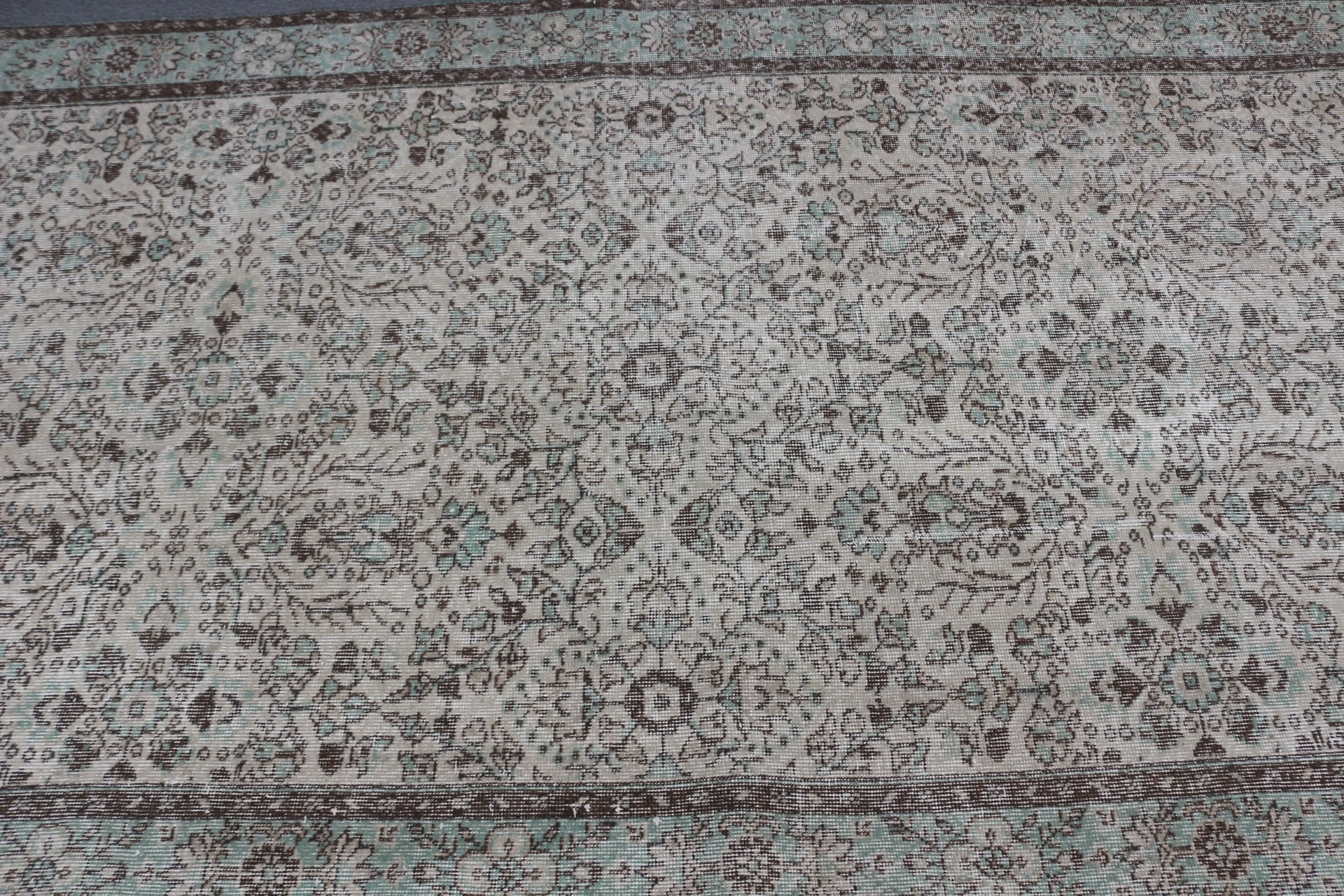 Yemek Odası Halısı, Yün Halısı, Sanat Halısı, Vintage Halılar, Türk Halıları, Oturma Odası Halıları, Yatak Odası Halısı, 4.8x8.7 ft Büyük Halılar, Yeşil Ev Dekor Halıları