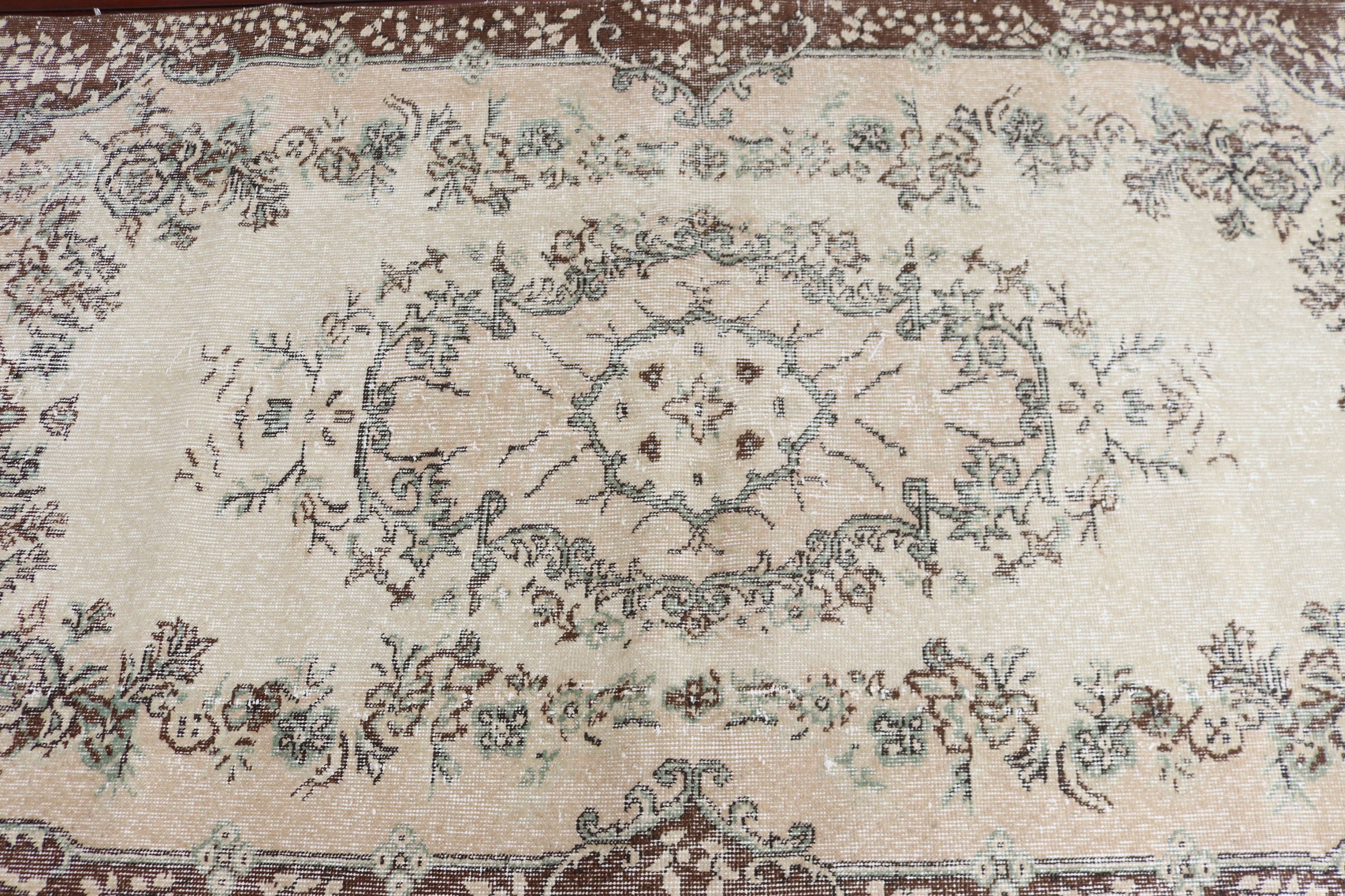 Lüks Halılar, Türk Halısı, Bej Yatak Odası Halıları, Kabile Halısı, Oturma Odası Halıları, Vintage Halılar, 3,8x6,9 ft Alan Halıları, Harika Halılar, Oushak Alan Halıları