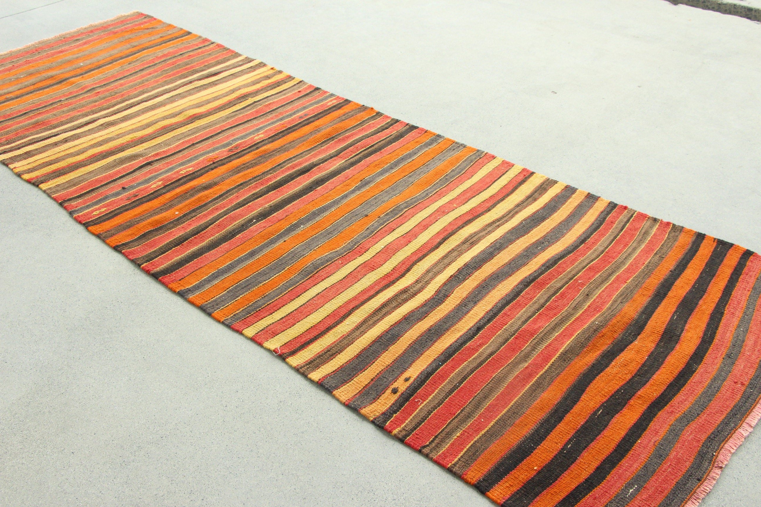 Türk Halısı, Antika Halı, Vintage Halı, Merdiven Halıları, Koridor Halısı, Koridor Halısı, Kilim, 3x8.7 ft Yolluk Halıları, Kırmızı Yün Halı, Soğuk Halı