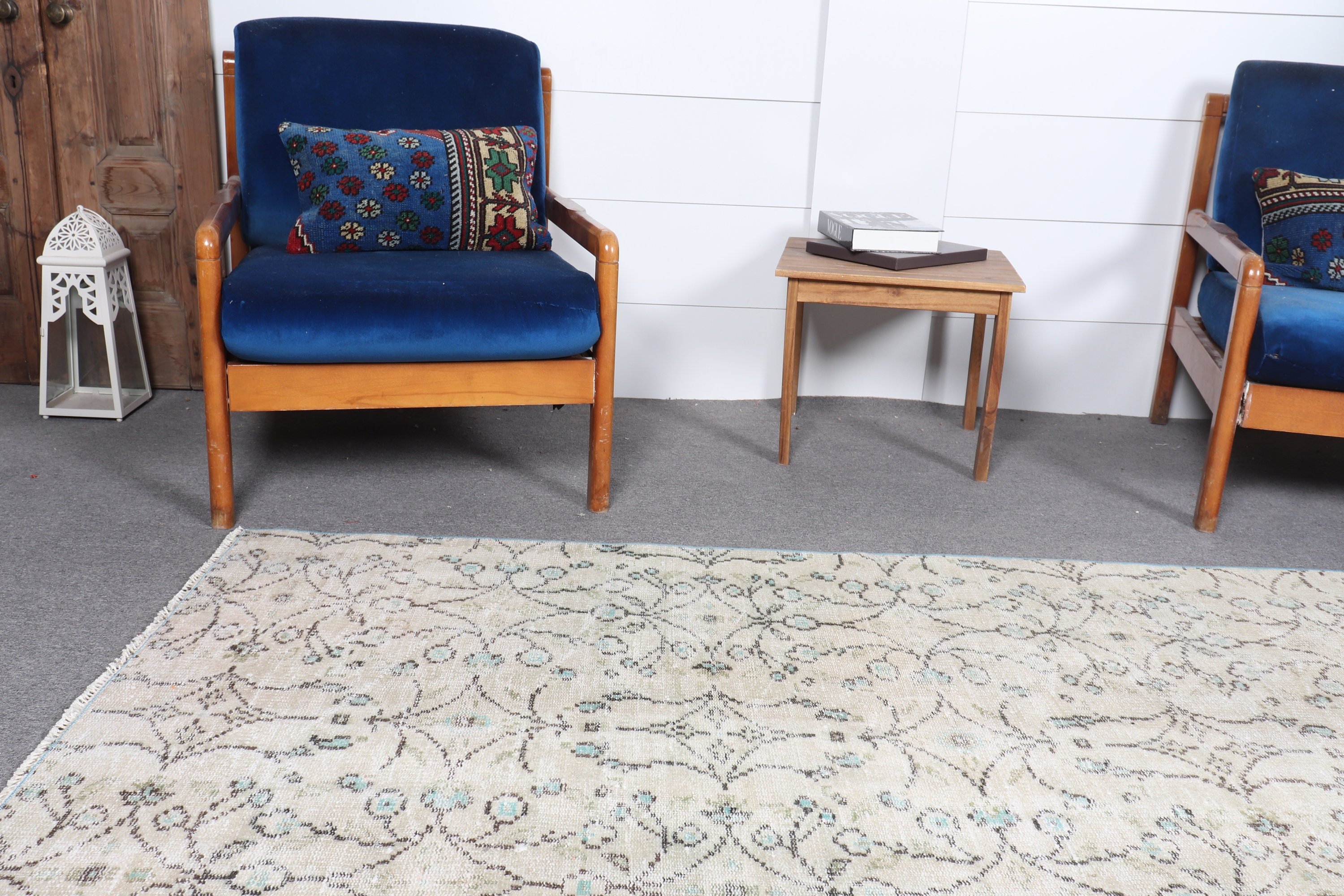 Rugs for Bedroom, Bedroom Rugs, Custom Rug, Green Home Decor Rugs, 3.9x7.5 ft Area Rug, Floor Rugs, Indoor Rugs, Turkish Rug, Vintage Rugs