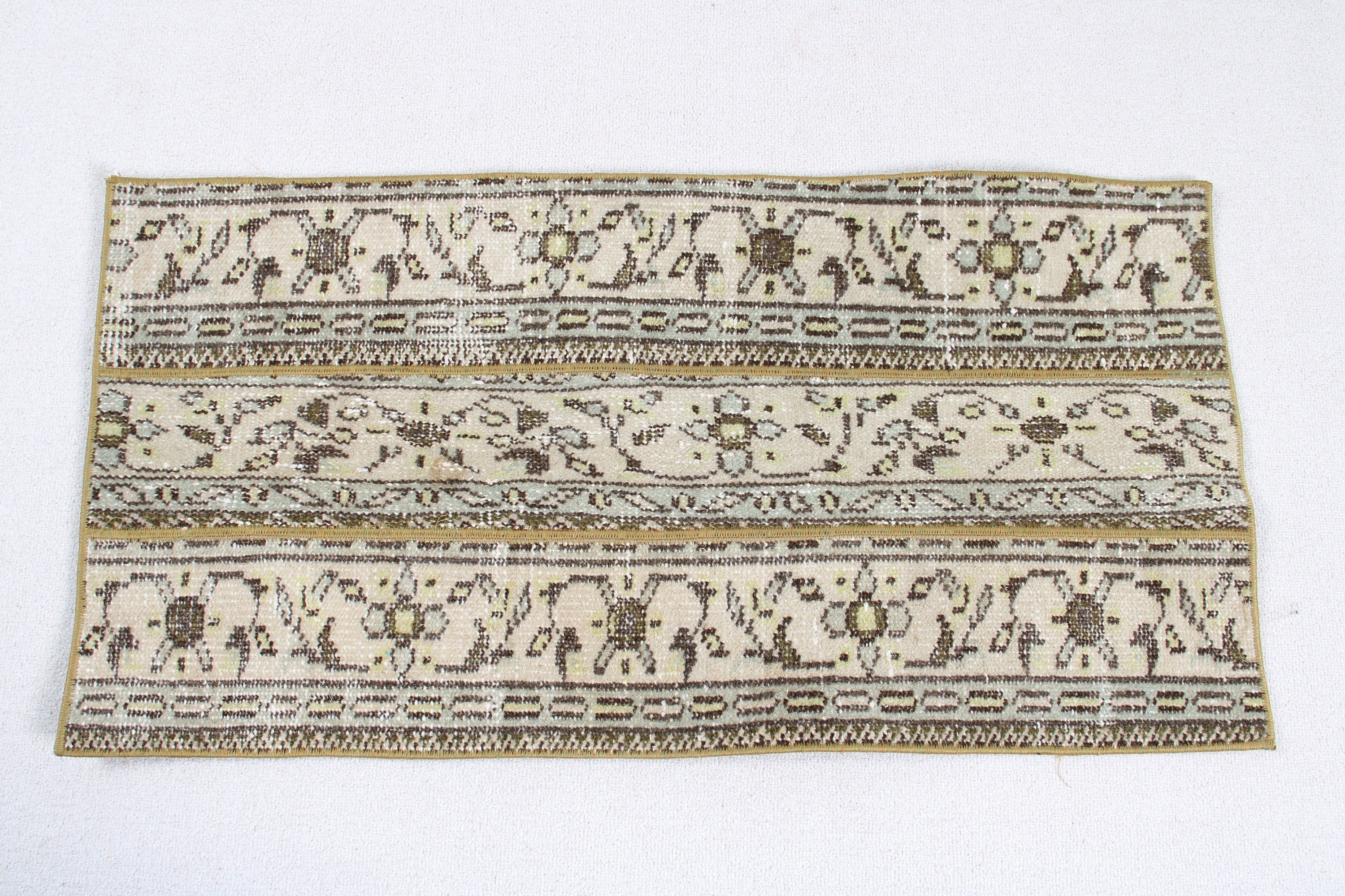 Floor Rugs, Nursery Rugs, Beige Bedroom Rug, 1.6x3.2 ft Small Rugs, Turkish Rug, Door Mat Rugs, Bohemian Rugs, Vintage Rugs