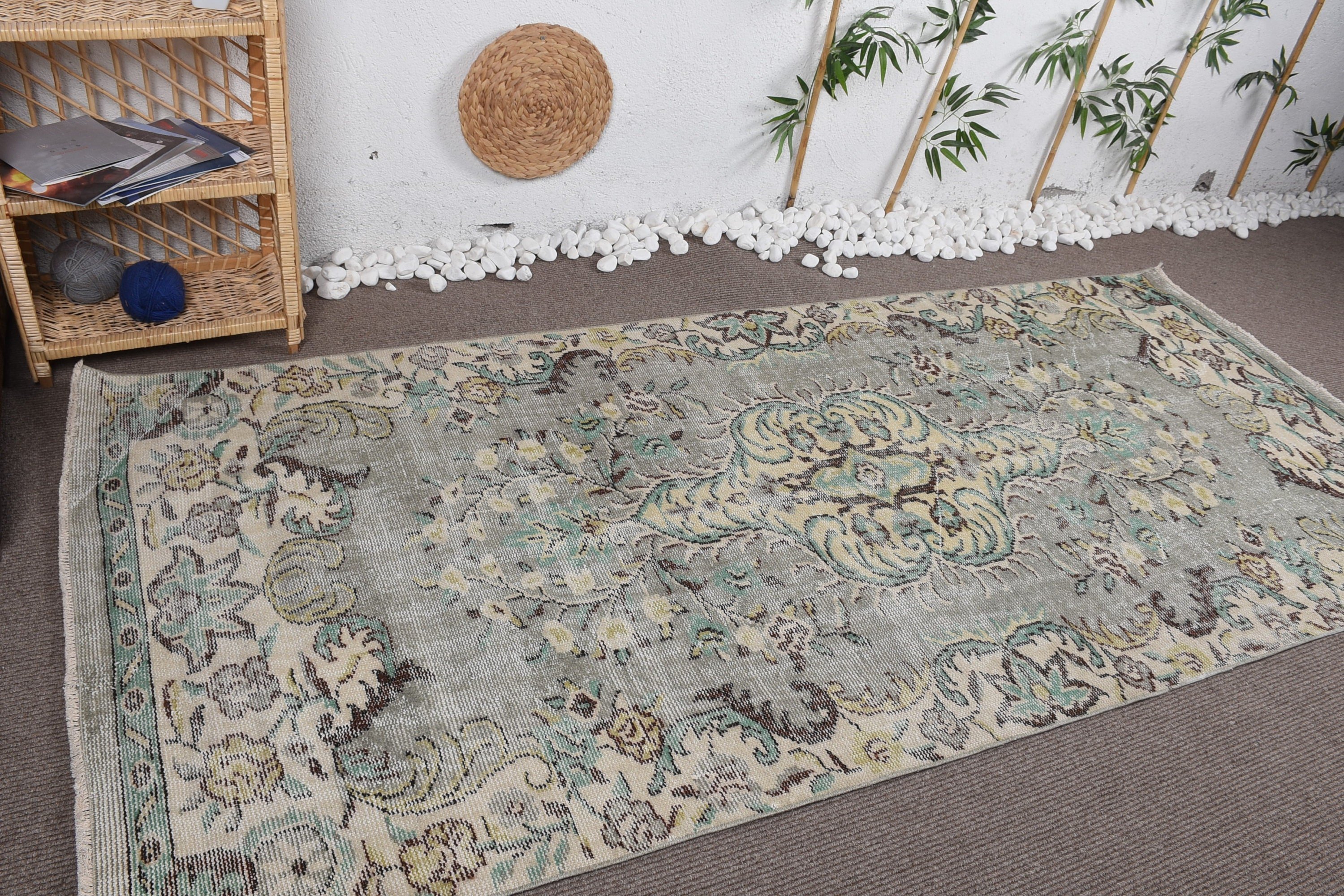 Living Room Rug, Vintage Decor Rugs, Rugs for Living Room, Vintage Rug, Moroccan Rug, 4.2x9.2 ft Area Rug, Turkish Rug, Home Decor Rugs