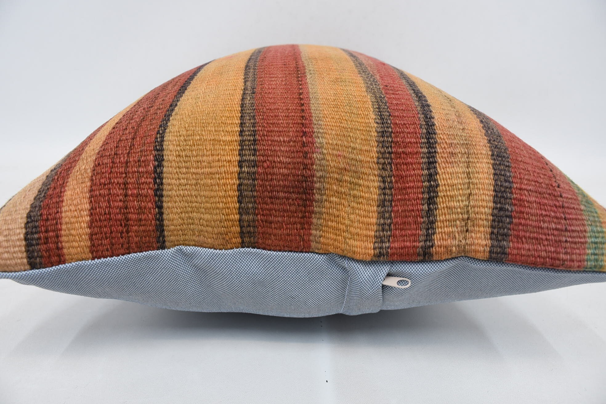 16"x24" Red Pillow Cover, Vintage Kilim Pillow, Ethnical Kilim Rug Pillow, Shabby Chic Pillow Cover, Pillow for Couch