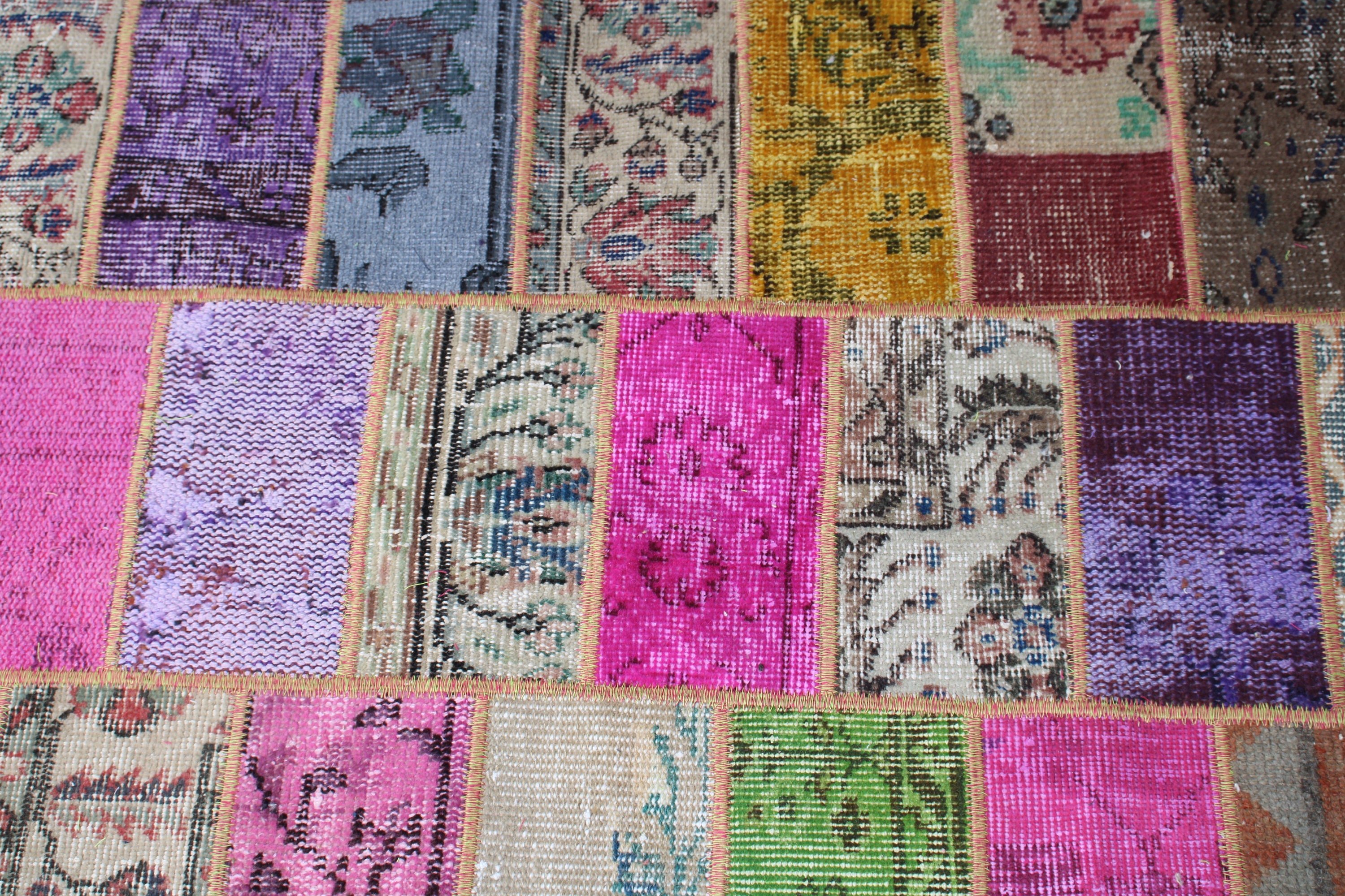 Pink Home Decor Rug, Antique Rug, Turkish Rugs, Floor Rug, Kitchen Rug, Car Mat Rug, Bathroom Rugs, 2.7x4.7 ft Small Rug, Vintage Rug