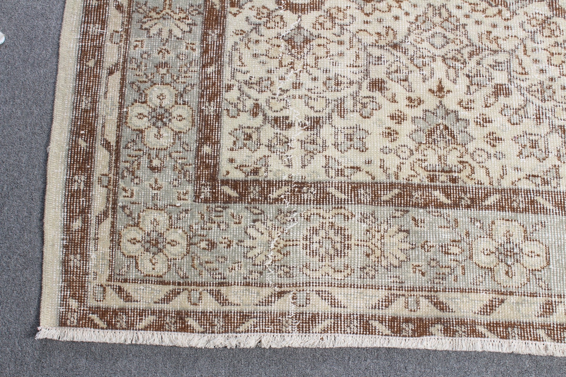 Anatolian Rug, Cool Rugs, 5.6x8.9 ft Large Rugs, Dining Room Rug, Bright Rug, Living Room Rugs, Vintage Rug, Beige Antique Rug, Turkish Rug