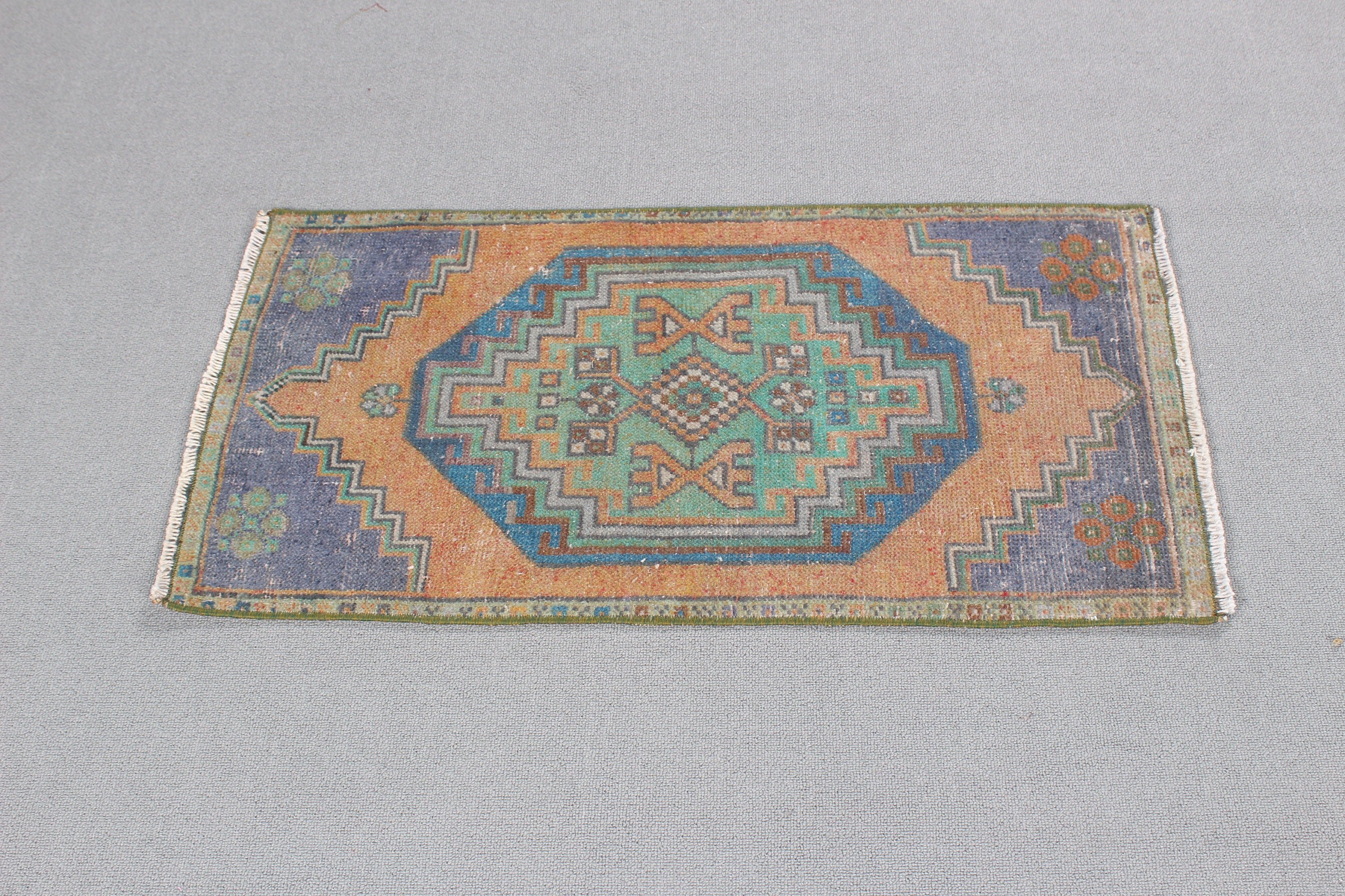 Vintage Rugs, Turkish Rugs, Bronze Modern Rug, Oriental Rug, Small Boho Rug, 1.6x3 ft Small Rugs, Car Mat Rugs, Flatweave Rugs, Aztec Rugs