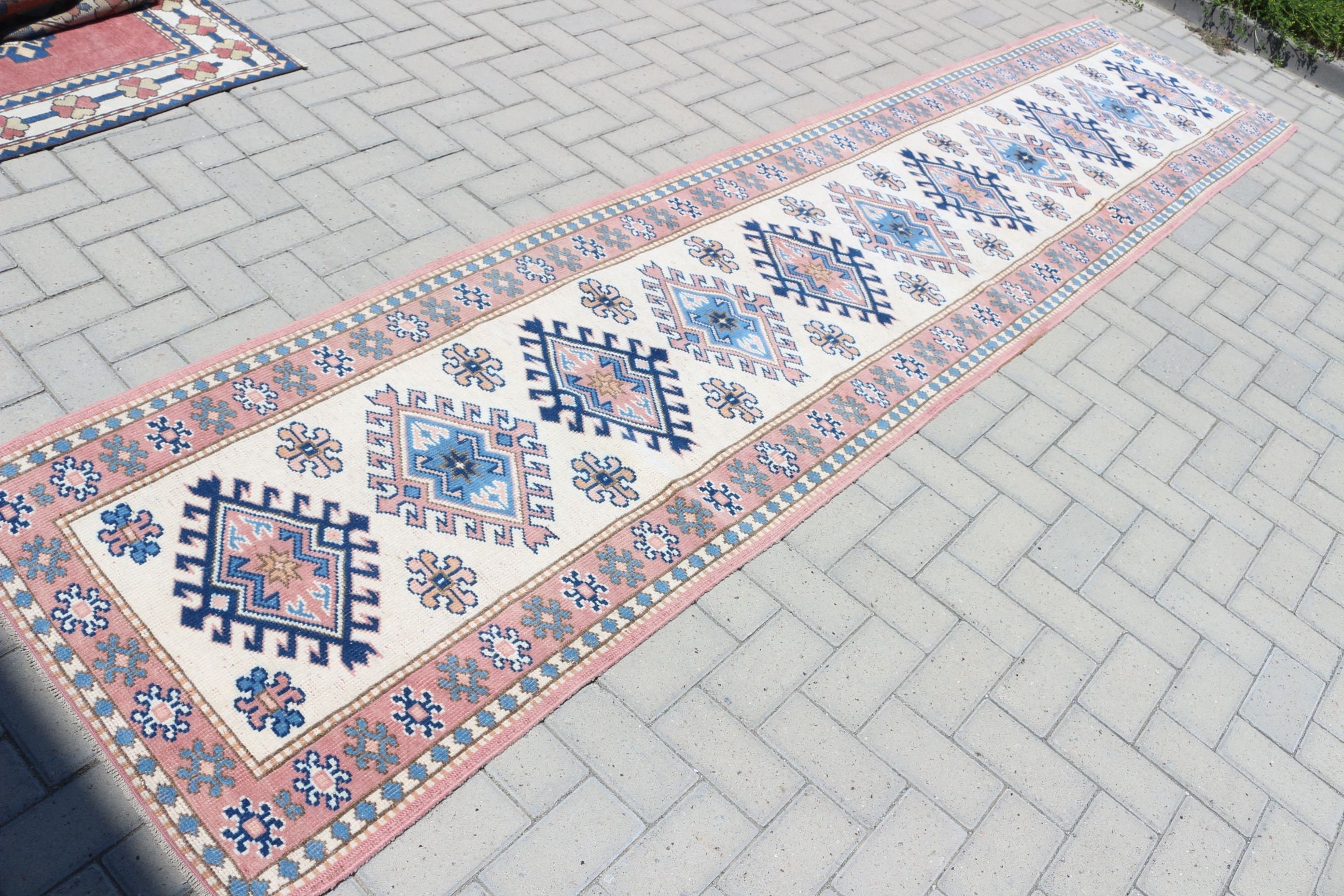 Türk Halısı, Koridor Halısı, Vintage Halılar, Ev Dekorasyonu Halısı, Bej Oryantal Halı, Estetik Halı, Runner Halıları, 2.8x9 ft Runner Halıları, Havalı Halı