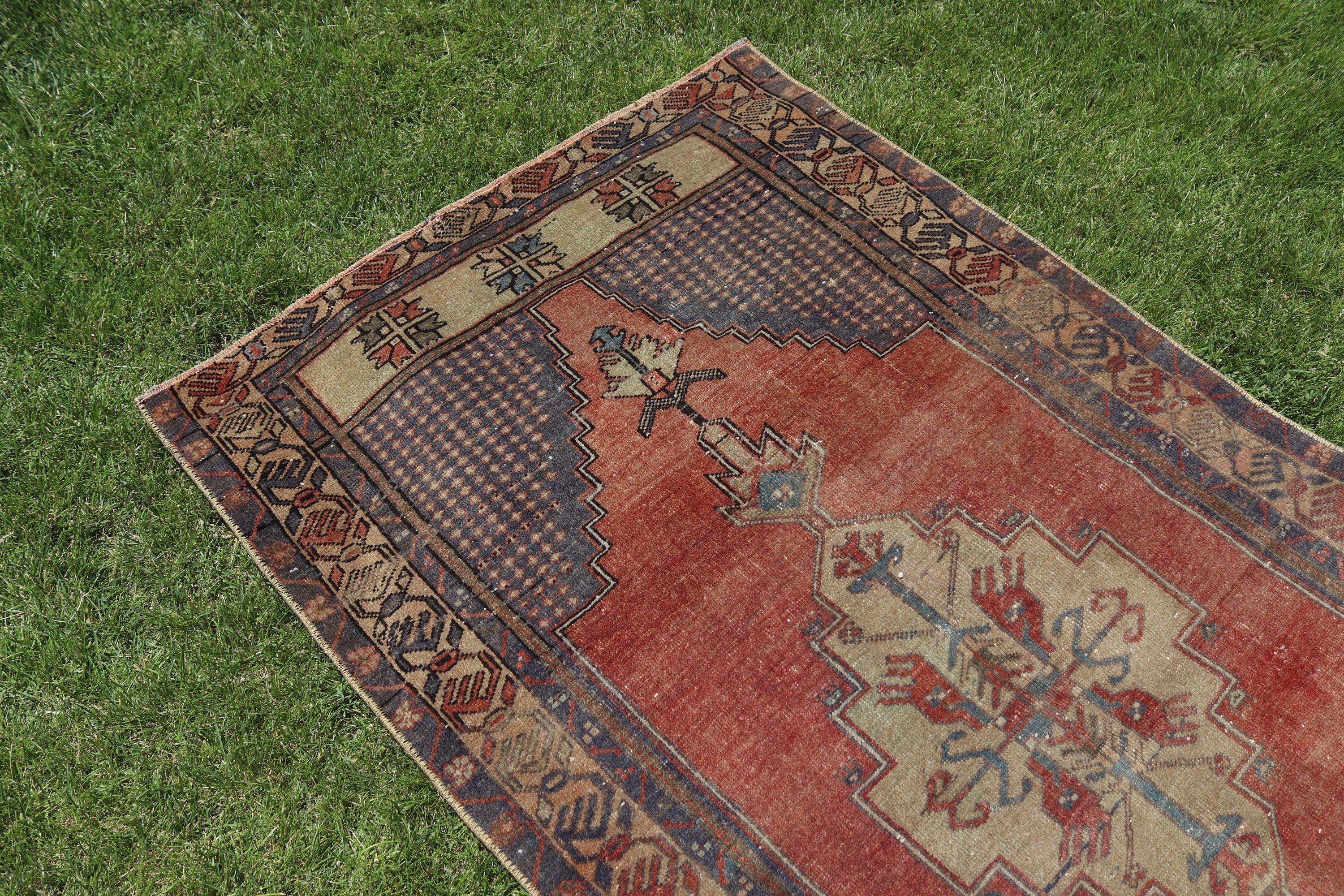 3.1x5.8 ft Accent Rug, Statement Rug, Vintage Rugs, Brown Home Decor Rug, Anatolian Rug, Turkish Rugs, Bedroom Rugs, Nursery Rugs