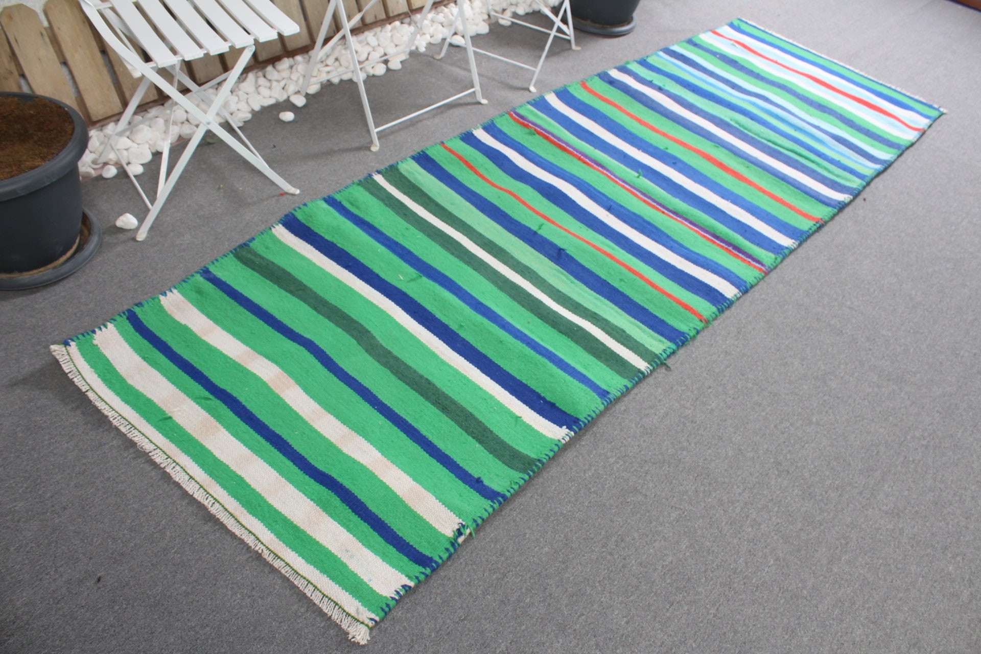 Merdiven Halısı, Vintage Halı, Fas Halısı, Yeşil Mutfak Halıları, 2,9x9,8 ft Runner Halısı, Koridor Halıları, Boho Halısı, Türk Halıları, Kilim, Oushak Halıları