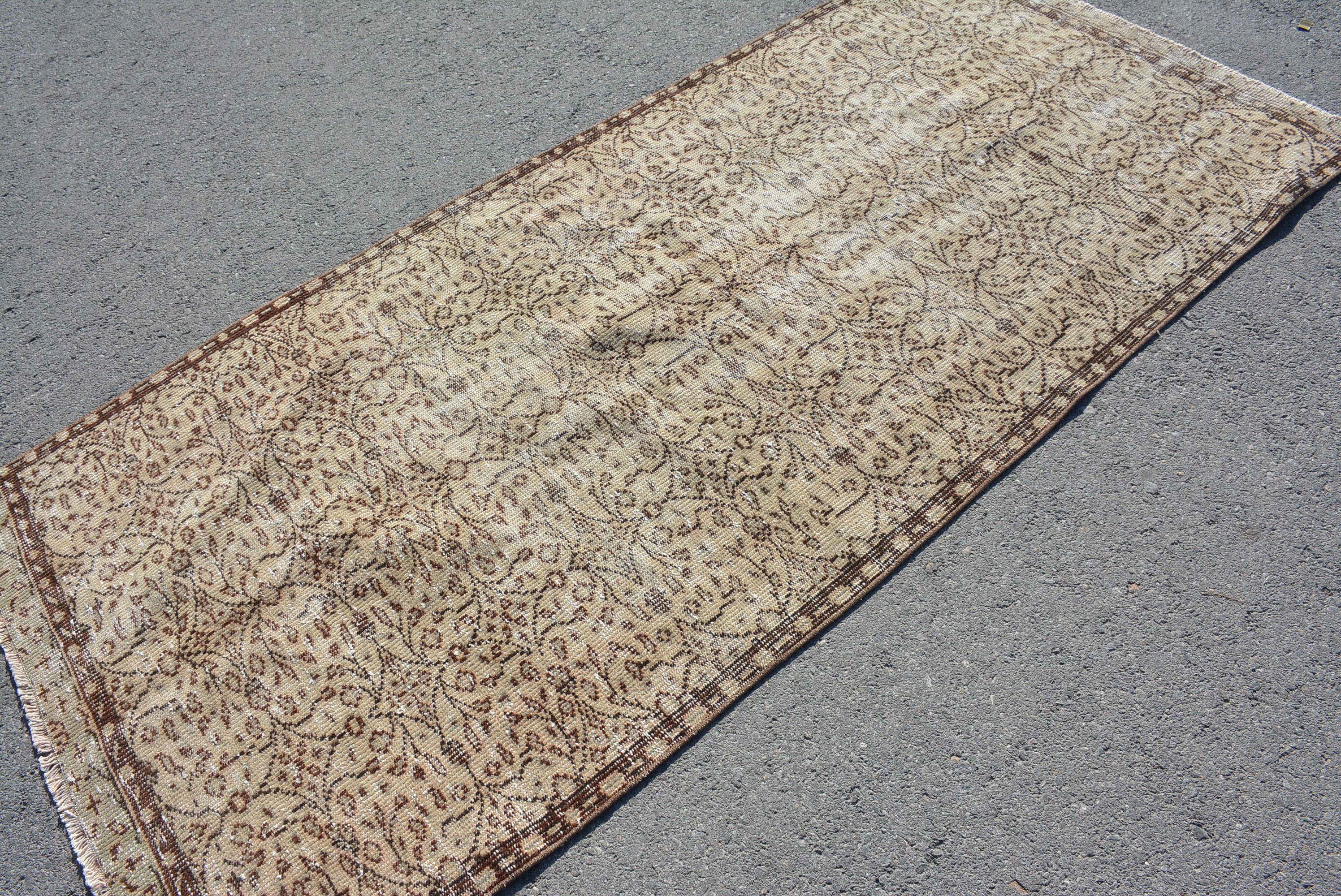 Kitchen Rugs, Rugs for Kitchen, Boho Rug, Colorful Rug, 3.6x7.7 ft Area Rug, Indoor Rug, Vintage Rug, Cute Rug, Cool Rug, Turkish Rugs