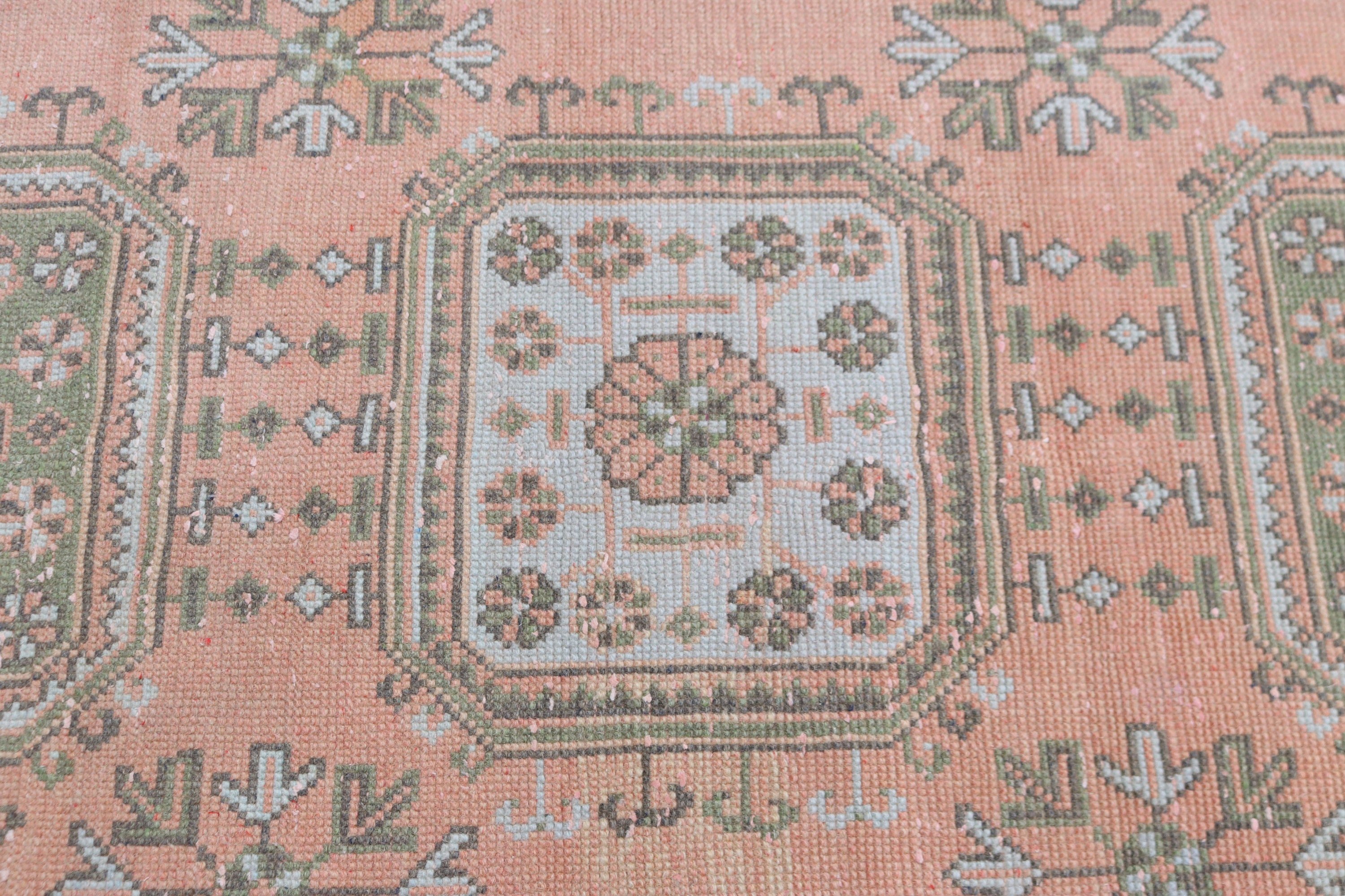 Exotic Rugs, Beni Ourain Runner Rug, 2.6x11.3 ft Runner Rugs, Orange Moroccan Rug, Moroccan Rug, Vintage Rug, Floor Rugs, Turkish Rug