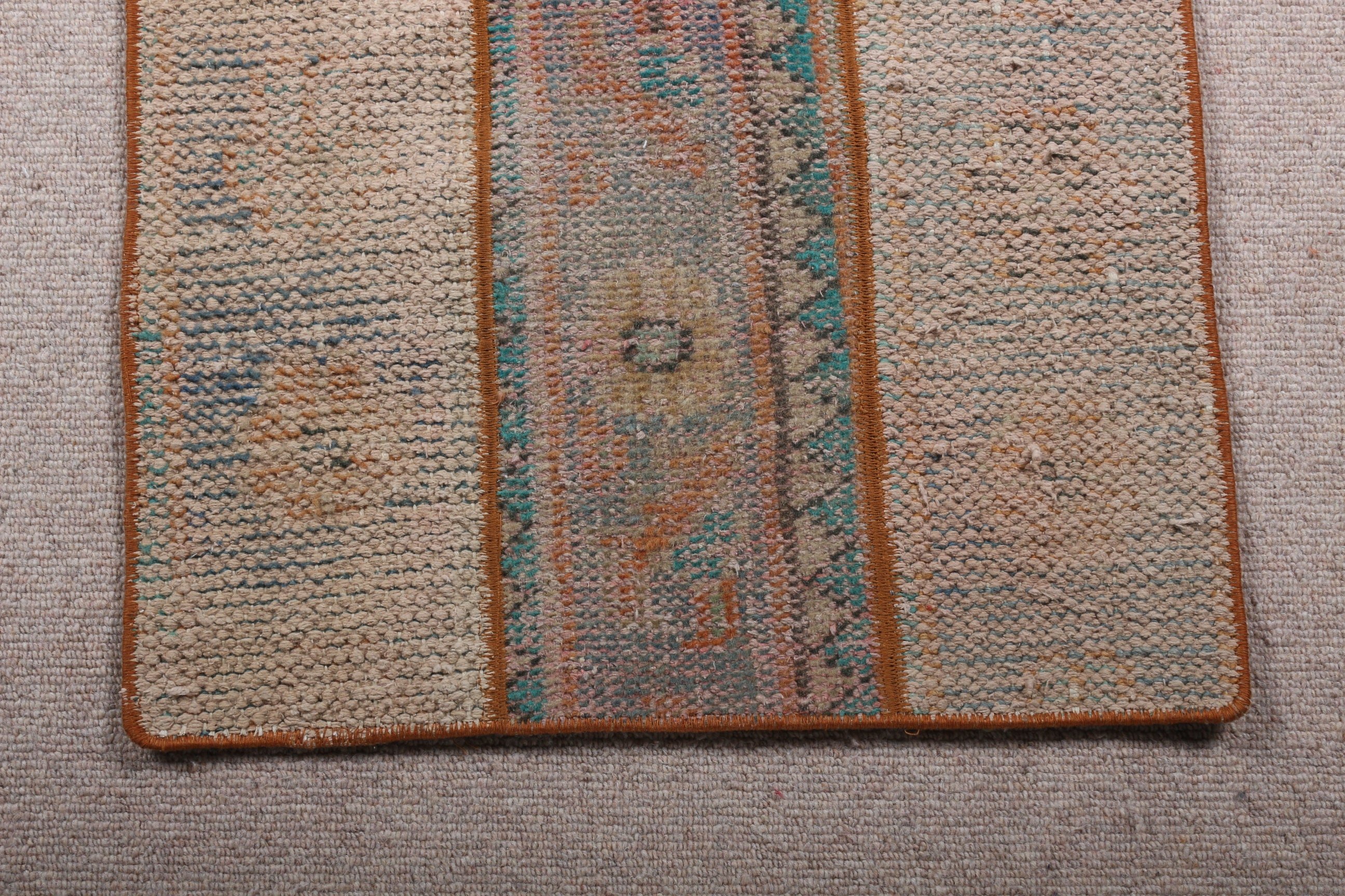 Home Decor Rug, Brown Moroccan Rug, 1.7x3.2 ft Small Rug, Vintage Rugs, Door Mat Rug, Turkish Rugs, Nursery Rugs, Retro Rug