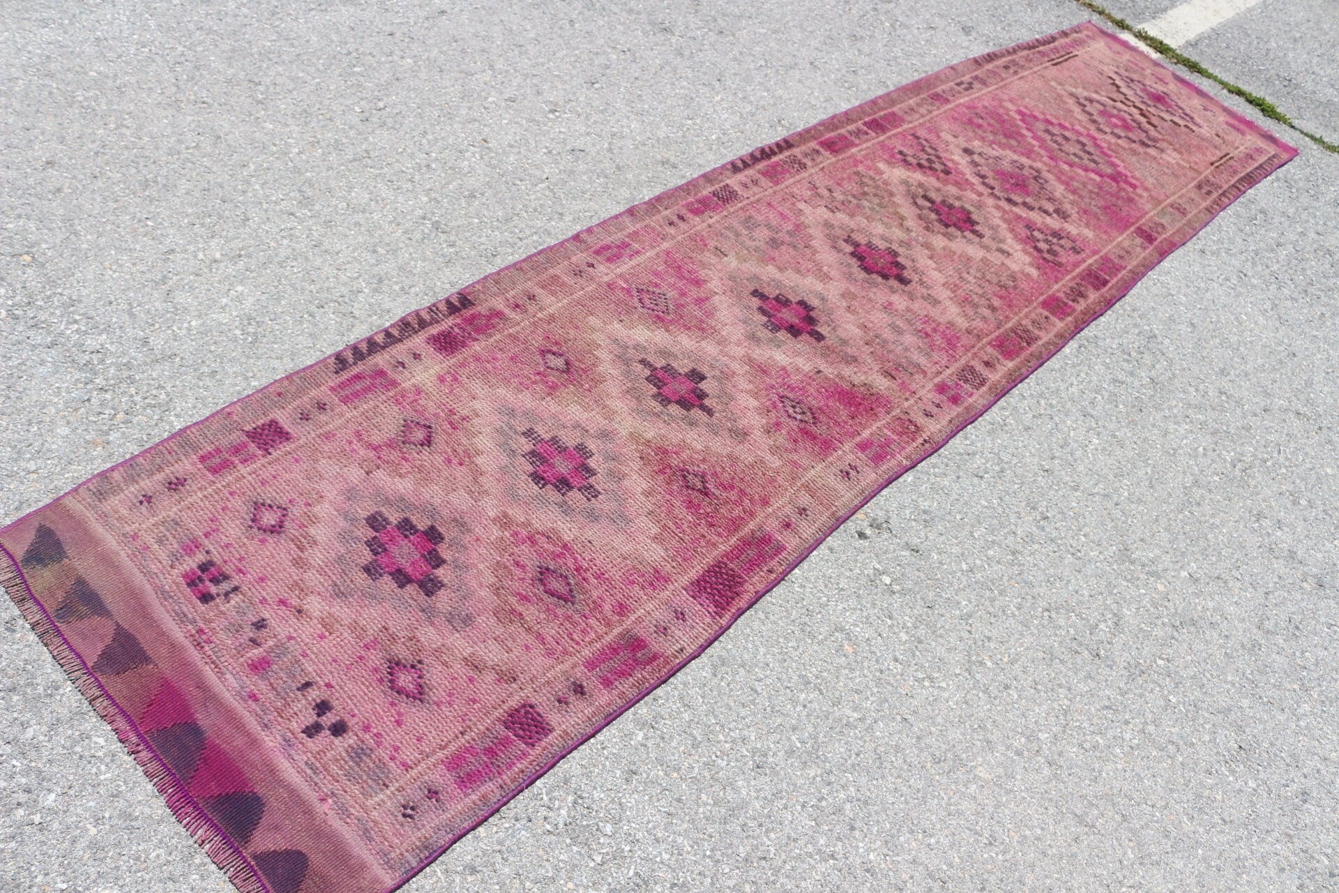 Fas Halıları, Türk Halısı, Koridor Halısı, 2,4x11 ft Runner Halısı, Ev Dekorasyonu Halıları, Pembe Yer Halısı, Vintage Halılar, Mutfak Halıları, Sanat Halısı