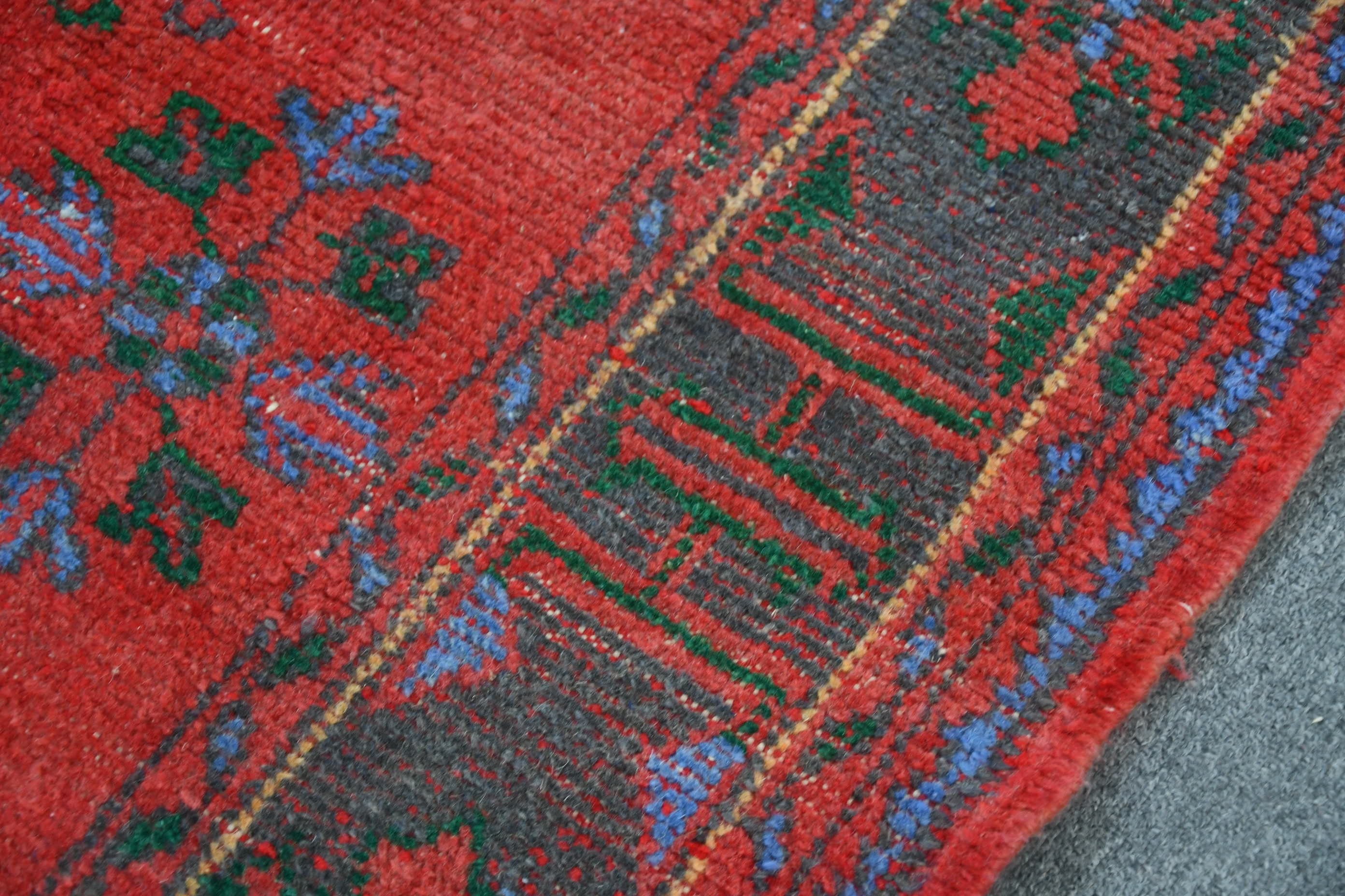 Red  4.9x11.4 ft Large Rug, Living Room Rug, Dining Room Rug, Vintage Rug, Old Rug, Anatolian Rug, Turkish Rug, Oriental Rugs