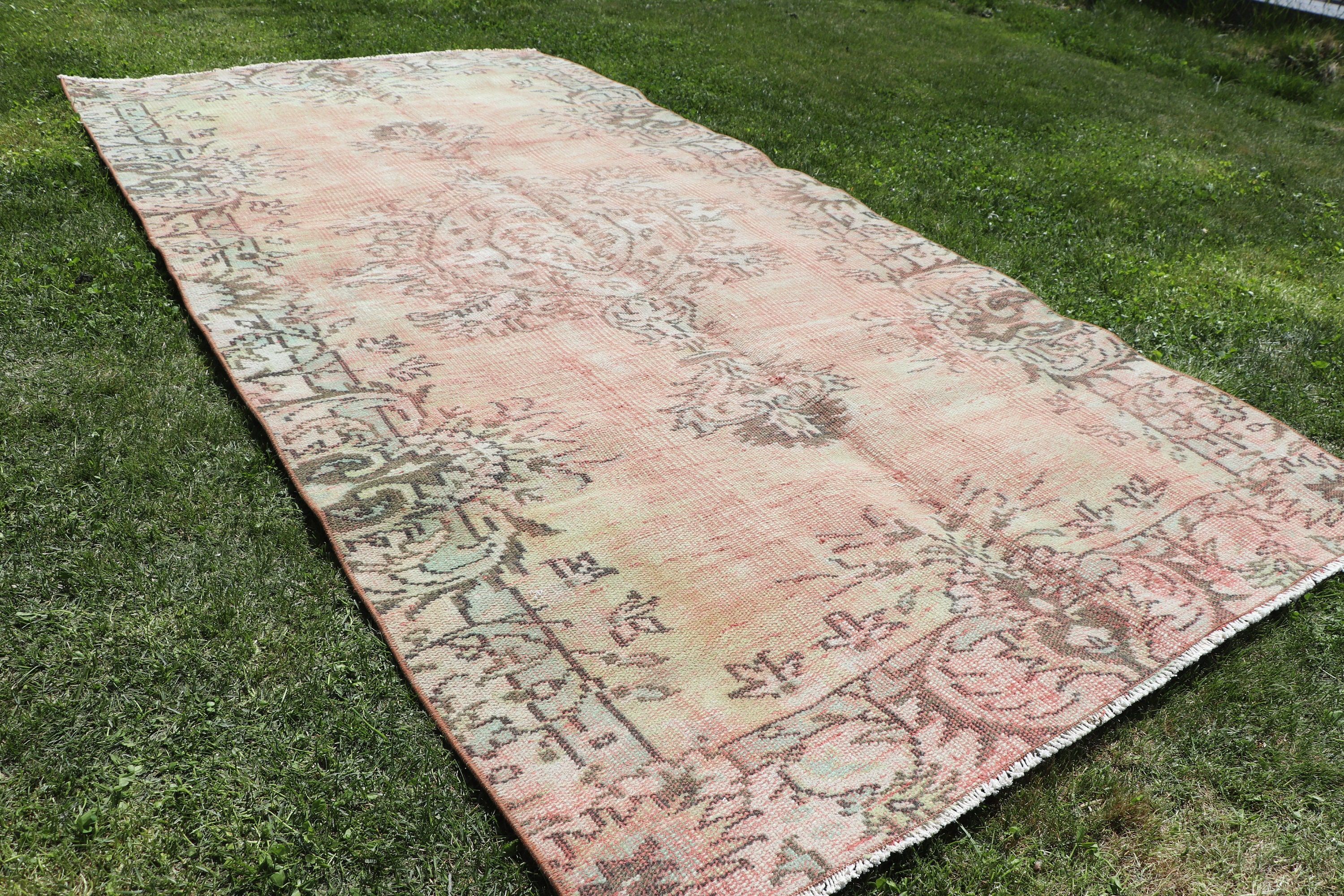 Modern Rugs, Turkish Rugs, Living Room Rugs, Vintage Rug, Beige Handwoven Rug, Antique Rug, Boho Area Rug, Luxury Rug, 4x7.8 ft Area Rugs