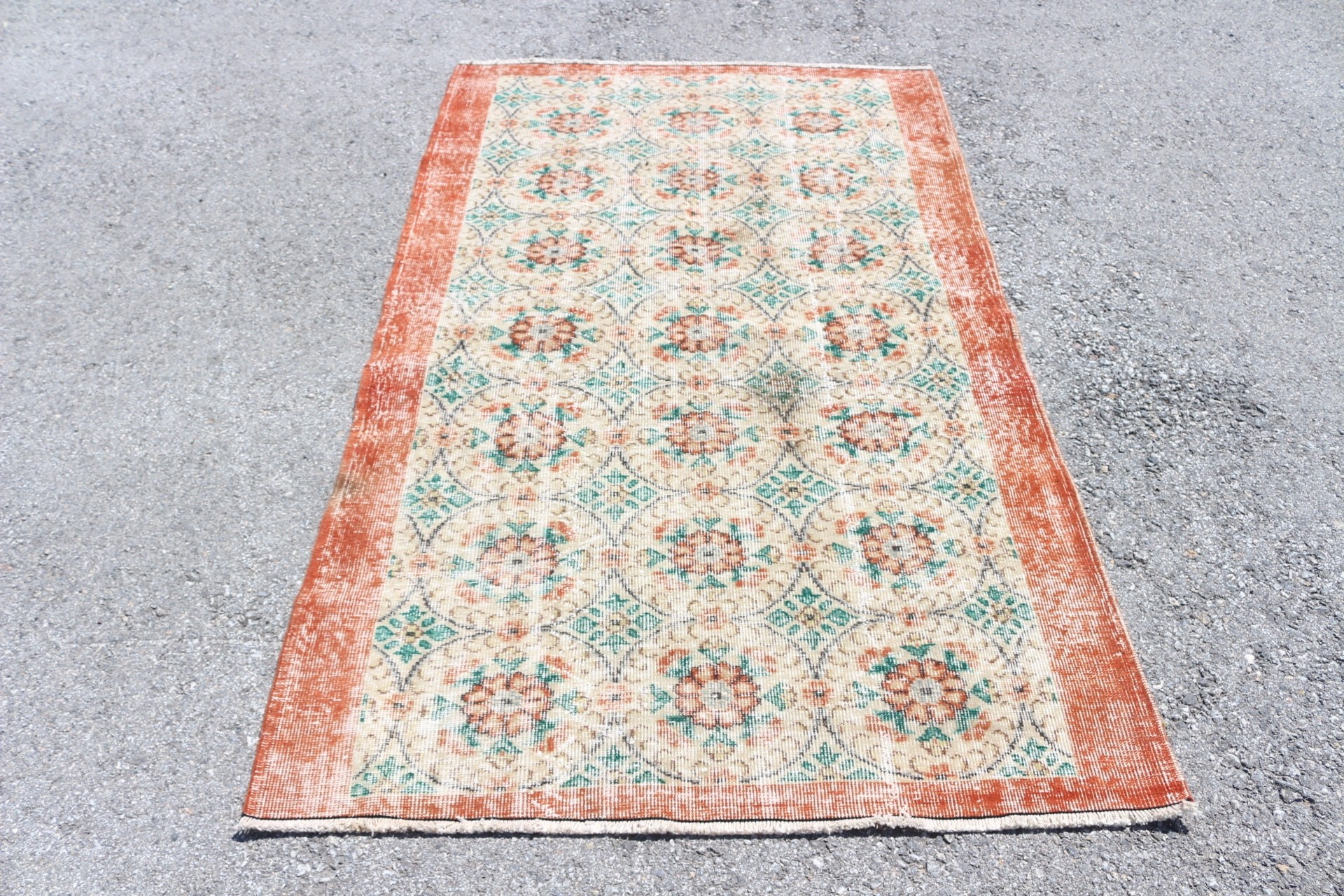 Dining Room Rugs, Floor Rugs, Turkish Rugs, Vintage Rug, Cool Rugs, 3.9x6.5 ft Area Rugs, Antique Rugs, Beige Bedroom Rug, Rugs for Indoor