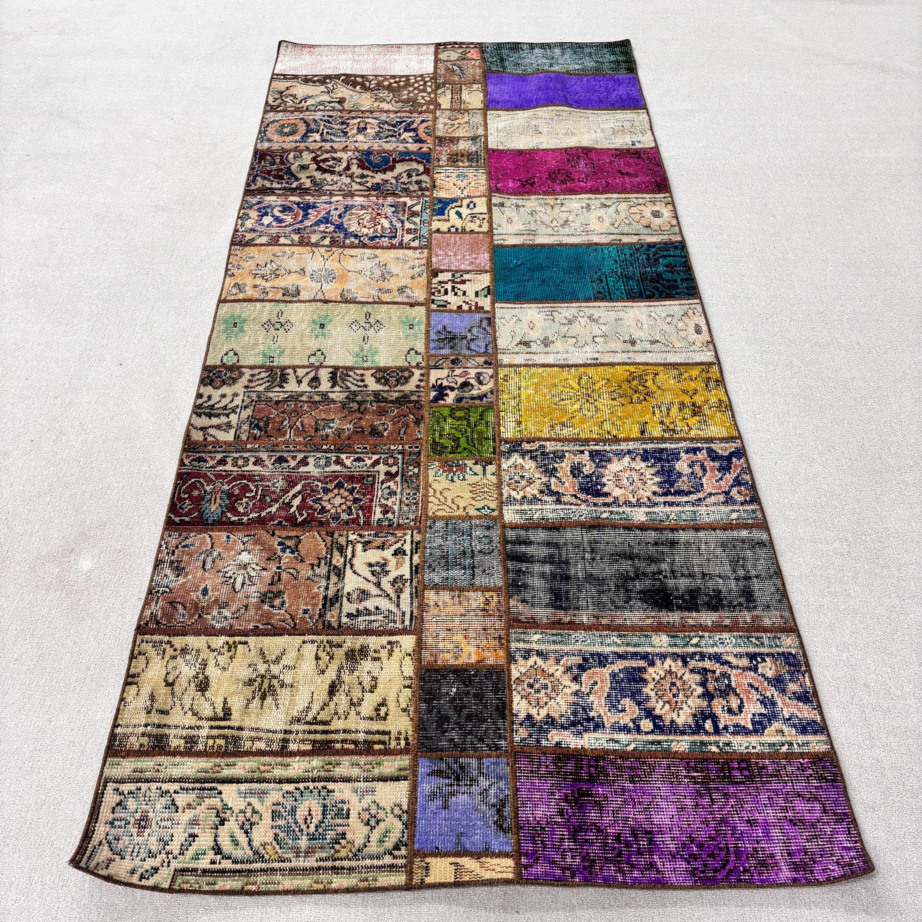 Oushak Halıları, Dış Mekan Halısı, Yeşil Oushak Halıları, Boho Alan Halıları, 3,7x8,6 ft Alan Halıları, Çocuk Halıları, Vintage Halı, Havalı Halılar, Türk Halıları