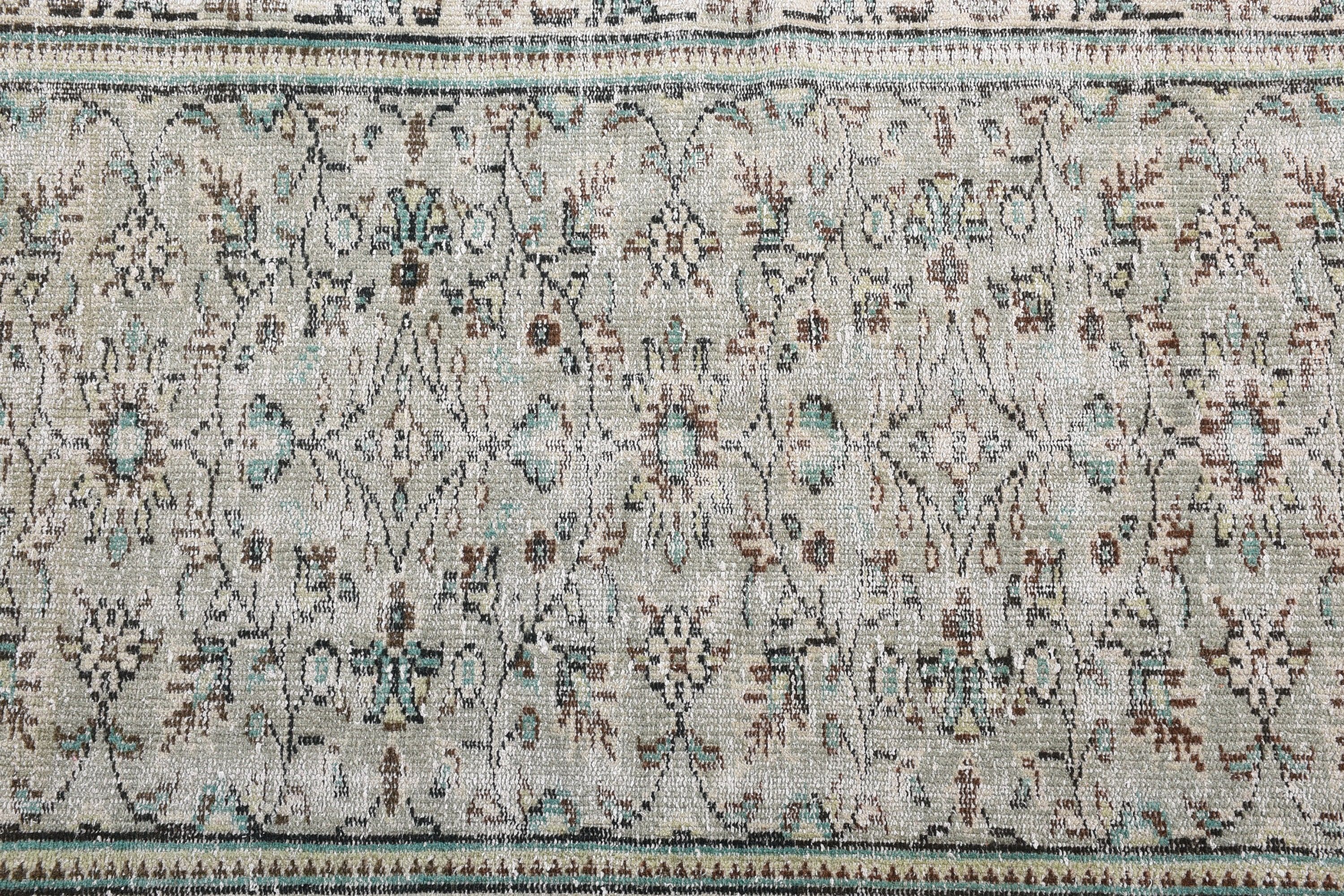 Nursery Rug, 3.3x6.3 ft Accent Rugs, Bedroom Rug, Old Rug, Vintage Rug, Green Kitchen Rug, Kitchen Rug, Anatolian Rugs, Turkish Rugs