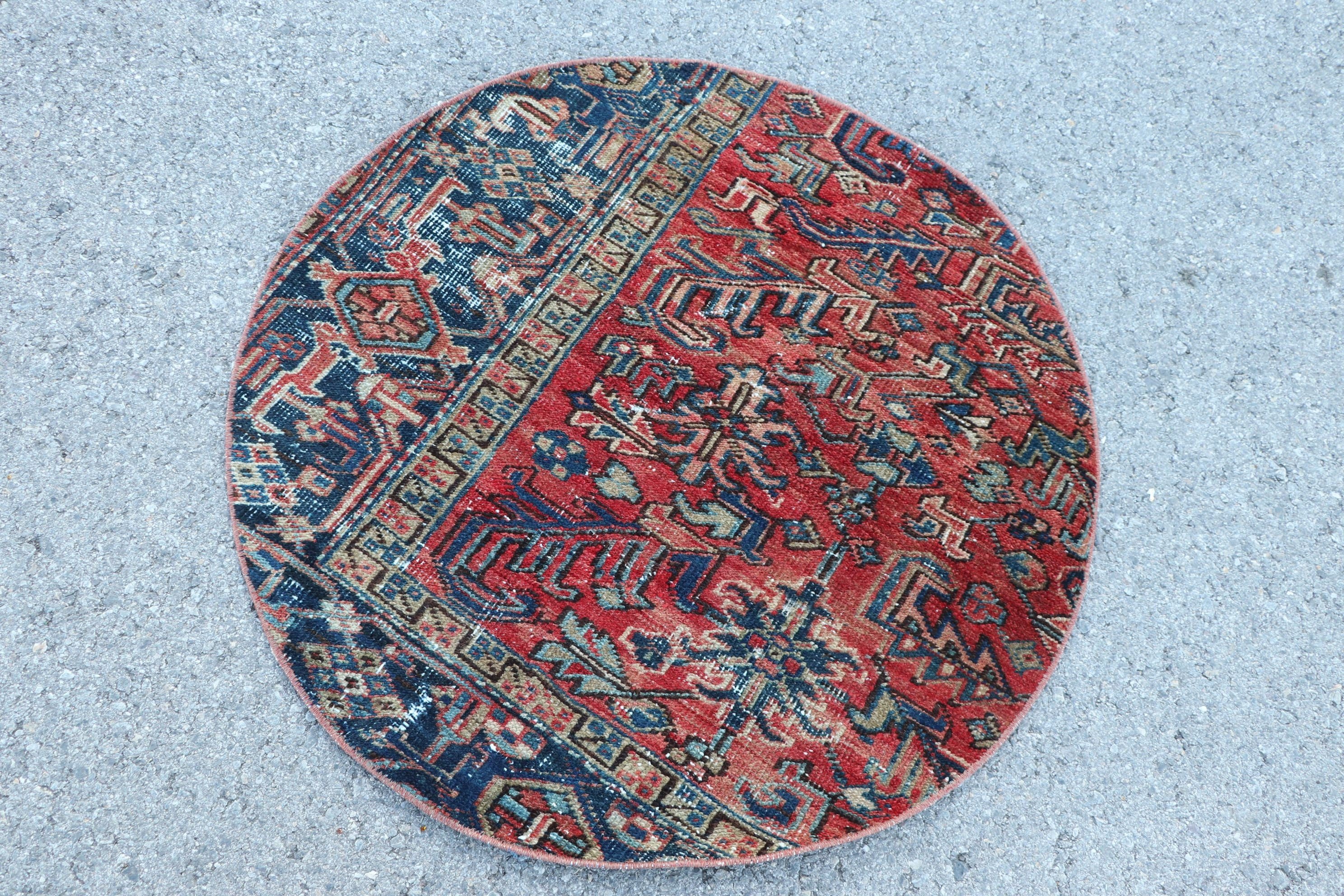 Çocuk Halıları, Türk Halısı, Vintage Halı, Kırmızı Anadolu Halıları, Giriş Halıları, Yün Halı, Banyo Halısı, Yatak Odası Halısı, 3,3x3,3 ft Küçük Halılar