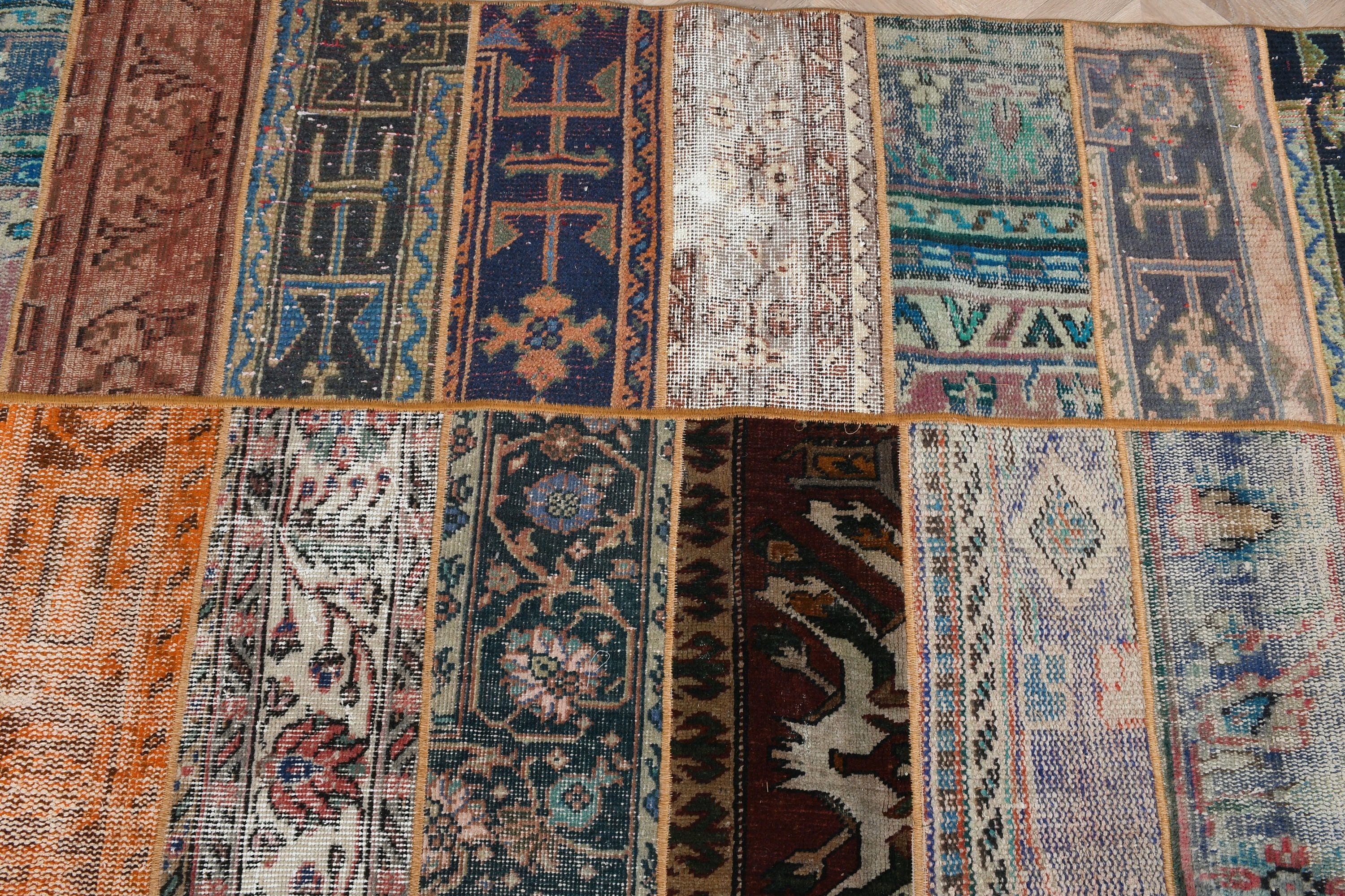 Yatak Odası Halısı, Giriş Halıları, Mutfak Halıları, Gökkuşağı Yün Halısı, Giriş Halıları, Oryantal Halı, Türk Halısı, Vintage Halı, 3,2x5,8 ft Vurgu Halıları