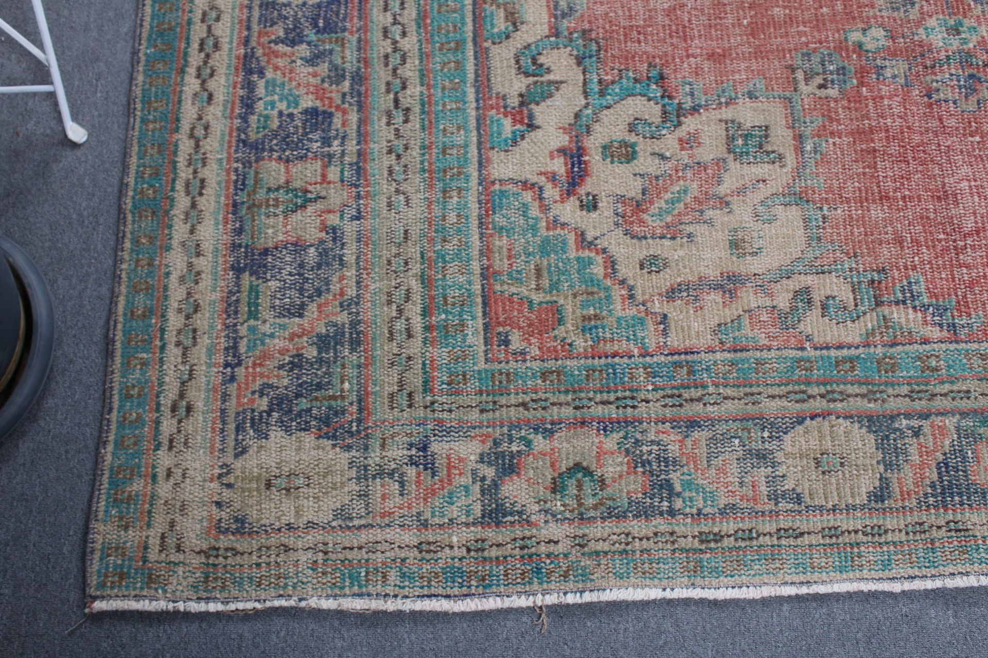 Anadolu Halısı, Mutfak Halısı, Organik Halı, Kırmızı 7.3x9.9 ft Büyük Boy Halılar, Salon Halısı, Vintage Halı, Türk Halısı, Salon Halısı