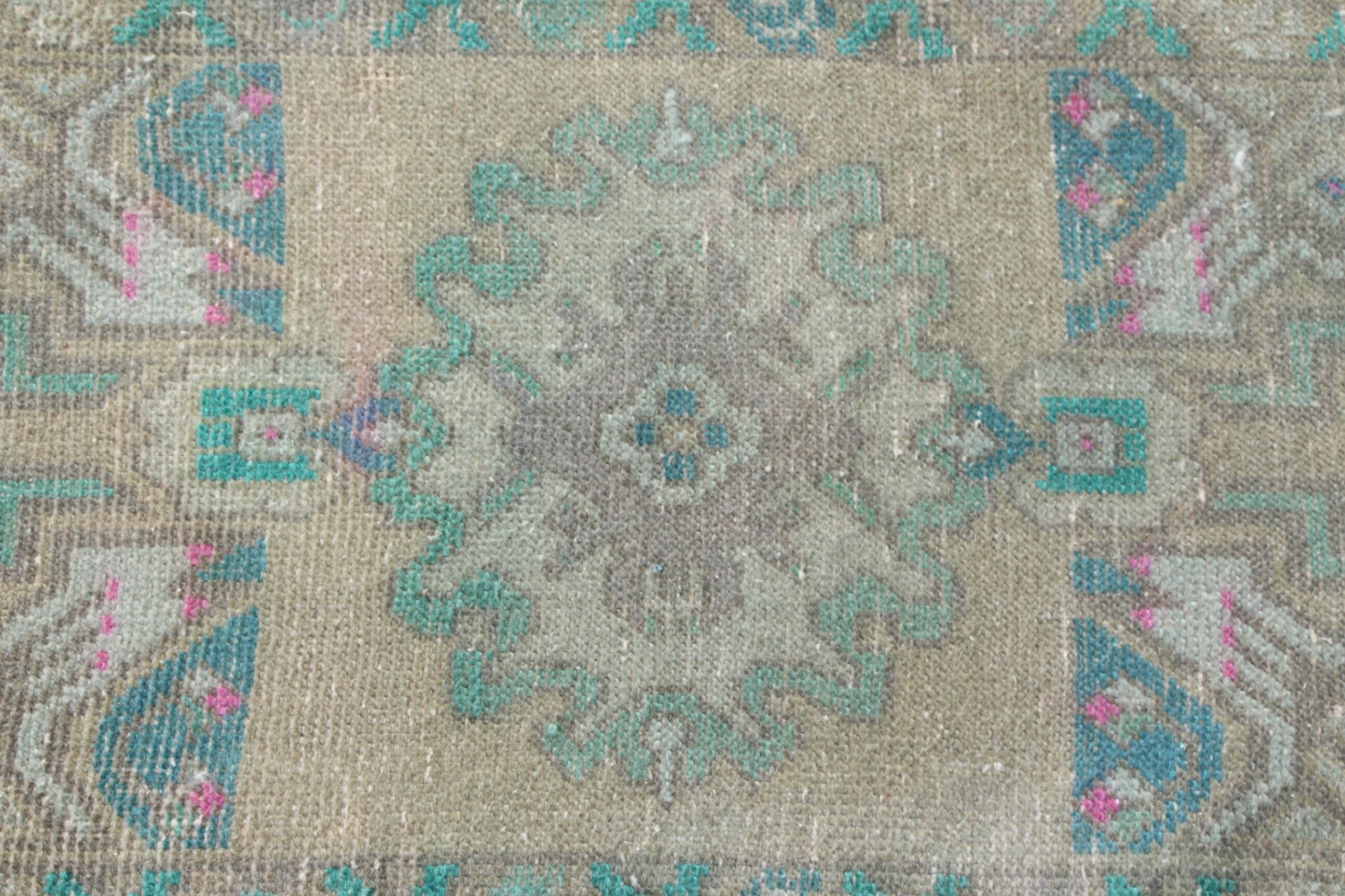 Vintage Halı, Boho Halı, Egzotik Halı, Ev Dekorasyonu Halısı, Küçük Alan Halıları, Kahverengi El Dokuma Halı, Kapı Paspası Halıları, Türk Halıları, 1.6x2.9 ft Küçük Halılar