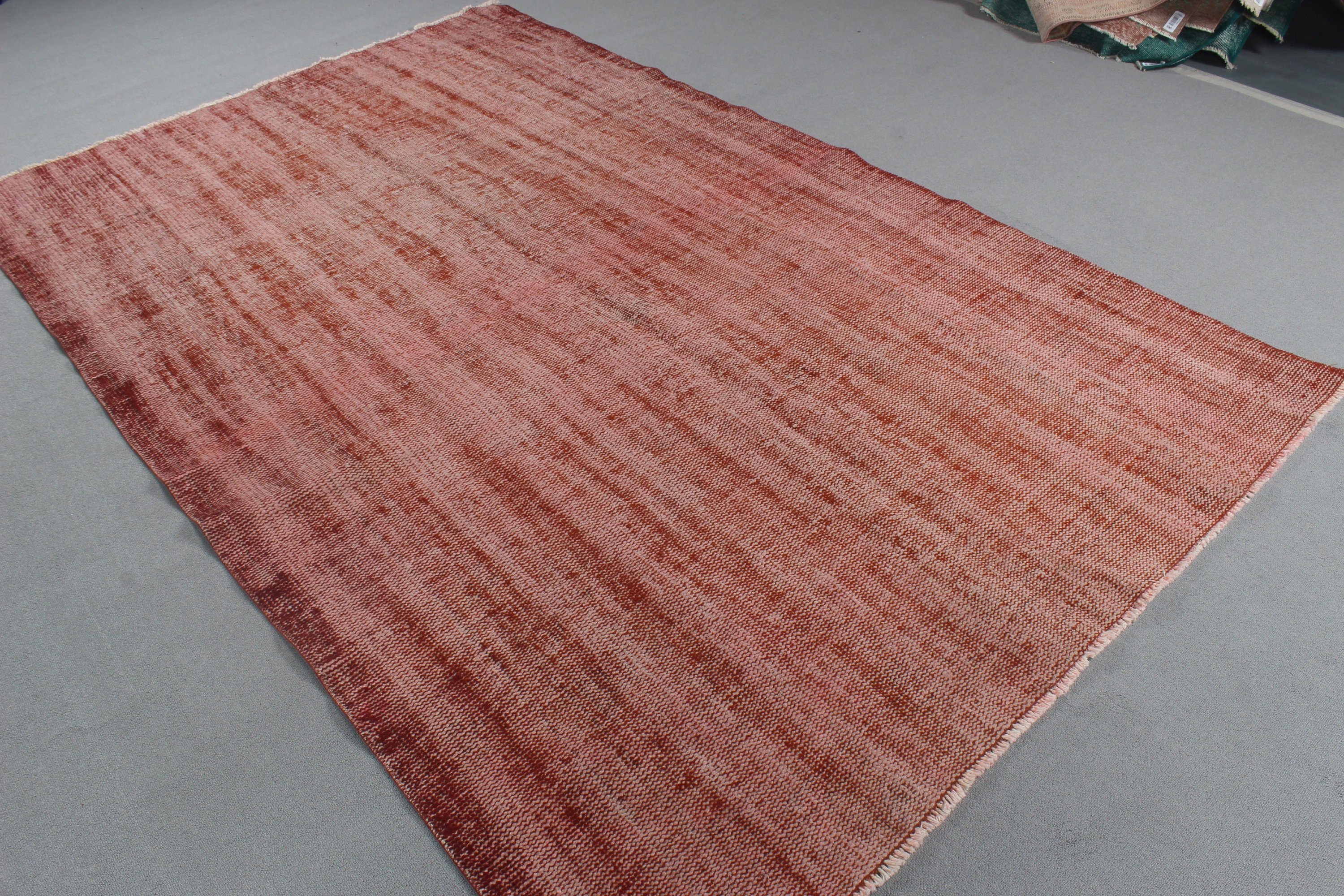 Large Oushak Rug, Moroccan Rugs, Bedroom Rugs, 5.5x8.8 ft Large Rug, Turkish Rugs, Living Room Rug, Pink Kitchen Rugs, Vintage Rugs