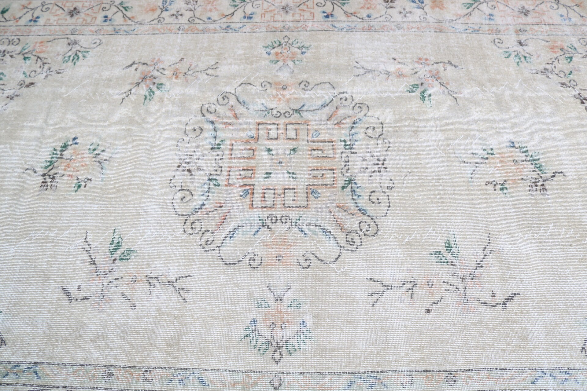 Living Room Rug, 5.4x9.4 ft Large Rug, Oushak Rugs, Designer Rug, Turkish Rug, Salon Rug, Anatolian Rug, Rugs for Bedroom, Vintage Rug