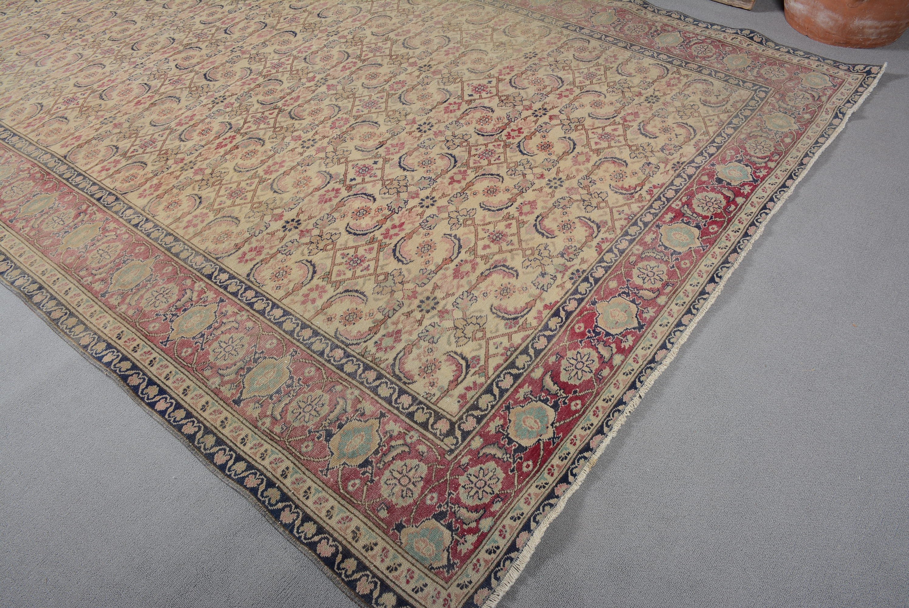 Türk Halısı, Yemek Odası Halısı, Kırmızı Anadolu Halıları, Vintage Halı, Oturma Odası Halısı, Ev Dekor Halıları, 6.3x9.4 ft Büyük Halılar, Anadolu Halısı