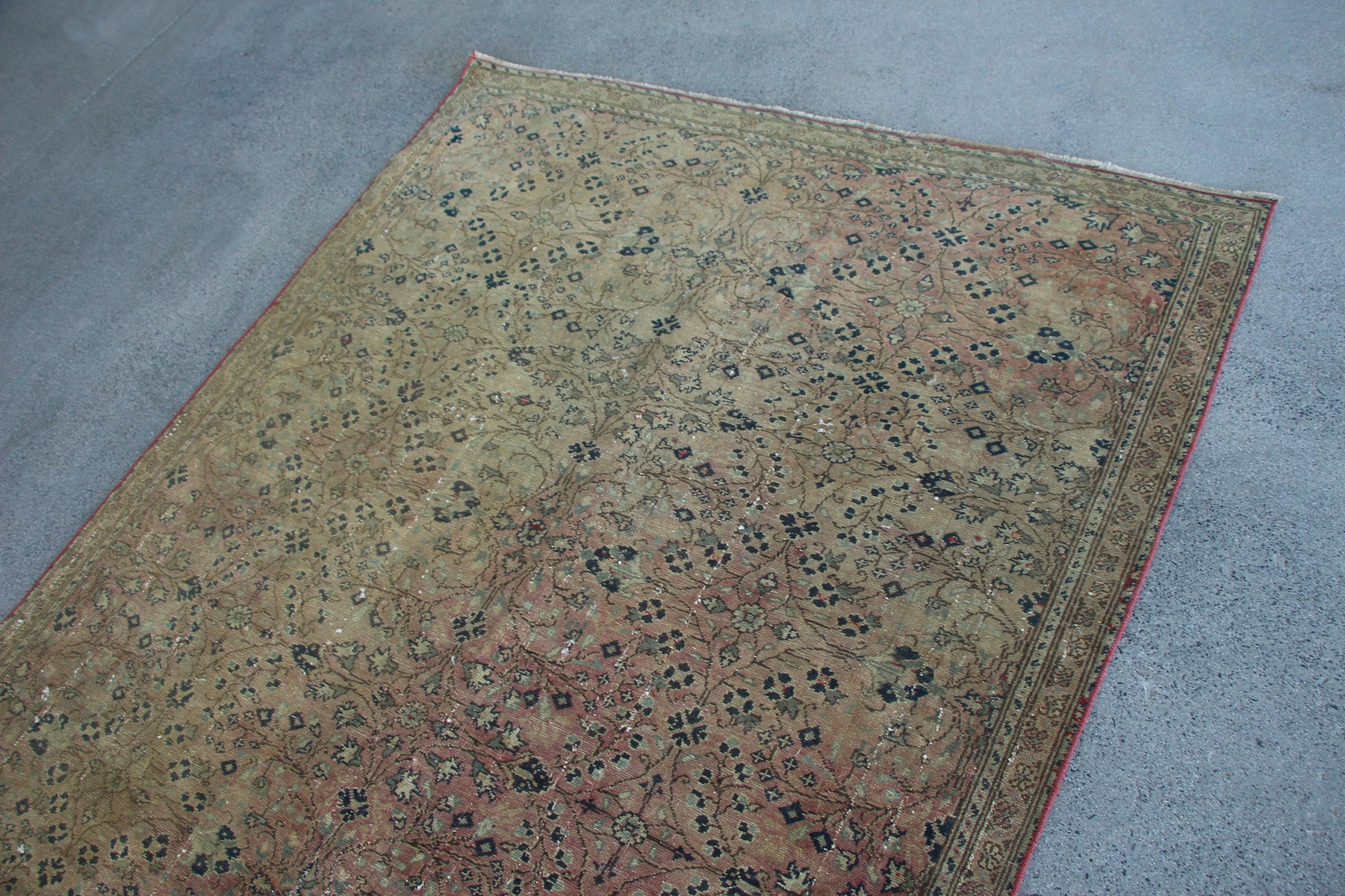 İç Mekan Halıları, 4.8x7.8 ft Alan Halısı, Türk Halısı, Oryantal Halılar, Yeşil Ev Dekor Halısı, Eski Halı, Mutfak Halıları, Vintage Halılar