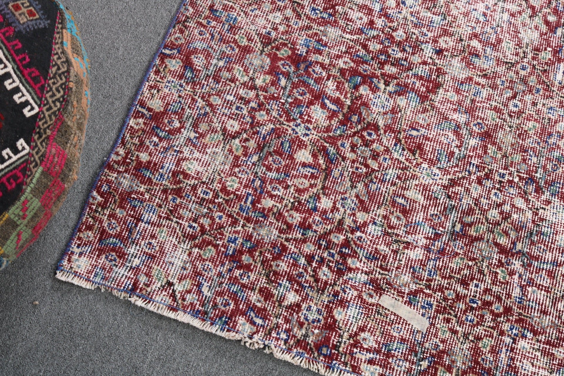 Büyük Vintage Halı, Boho Halılar, Vintage Halı, Lüks Halılar, Türk Halısı, Fas Halıları, Kırmızı Yatak Odası Halıları, Salon Halıları, 5,5x8,2 ft Büyük Halı