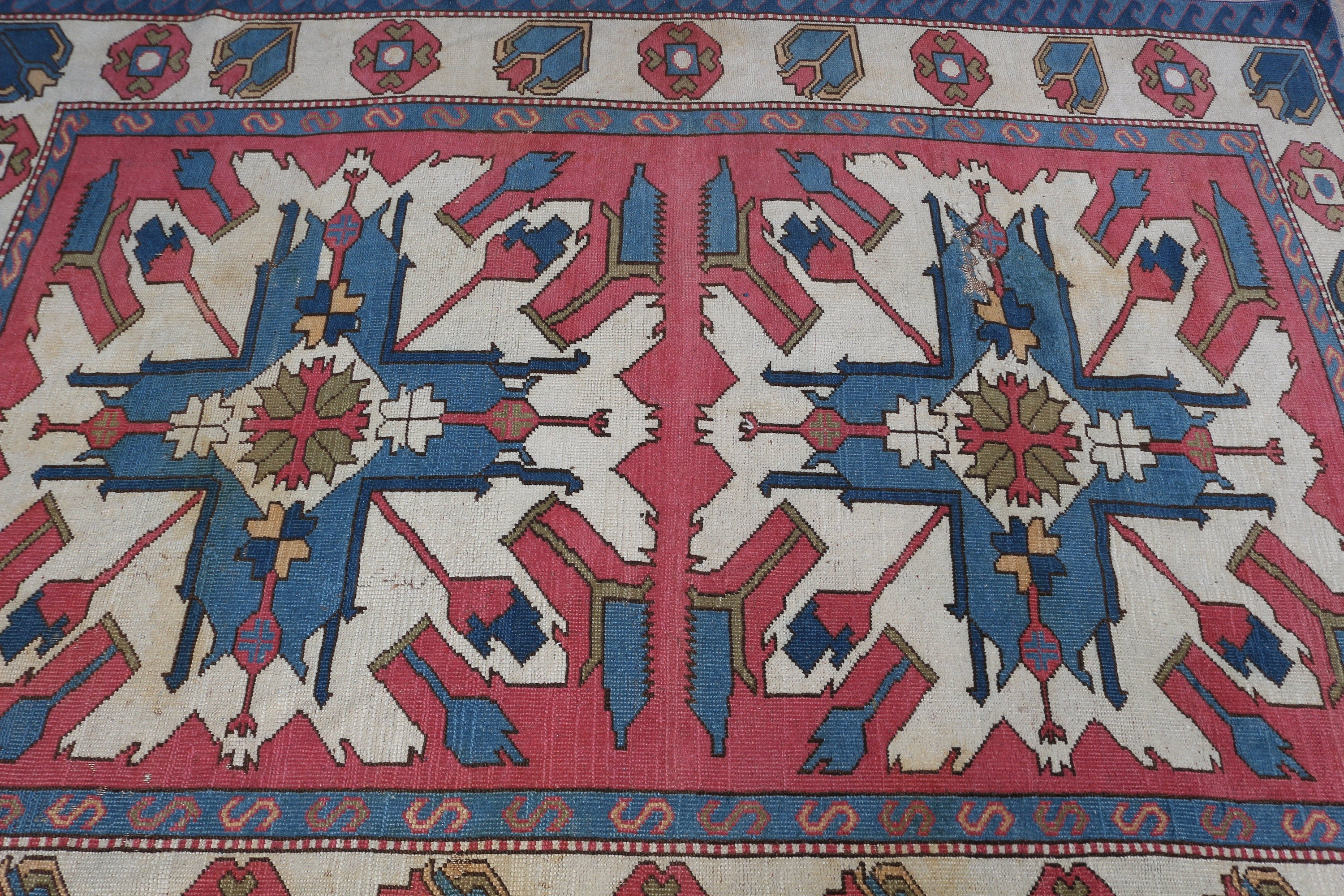 Bej Anadolu Halısı, Yatak Odası Halıları, Vintage Halı, Salon Halısı, Yatak Odası Halıları, Türk Halısı, 5.9x7.9 ft Büyük Halı, Havalı Halı, Oturma Odası Halısı