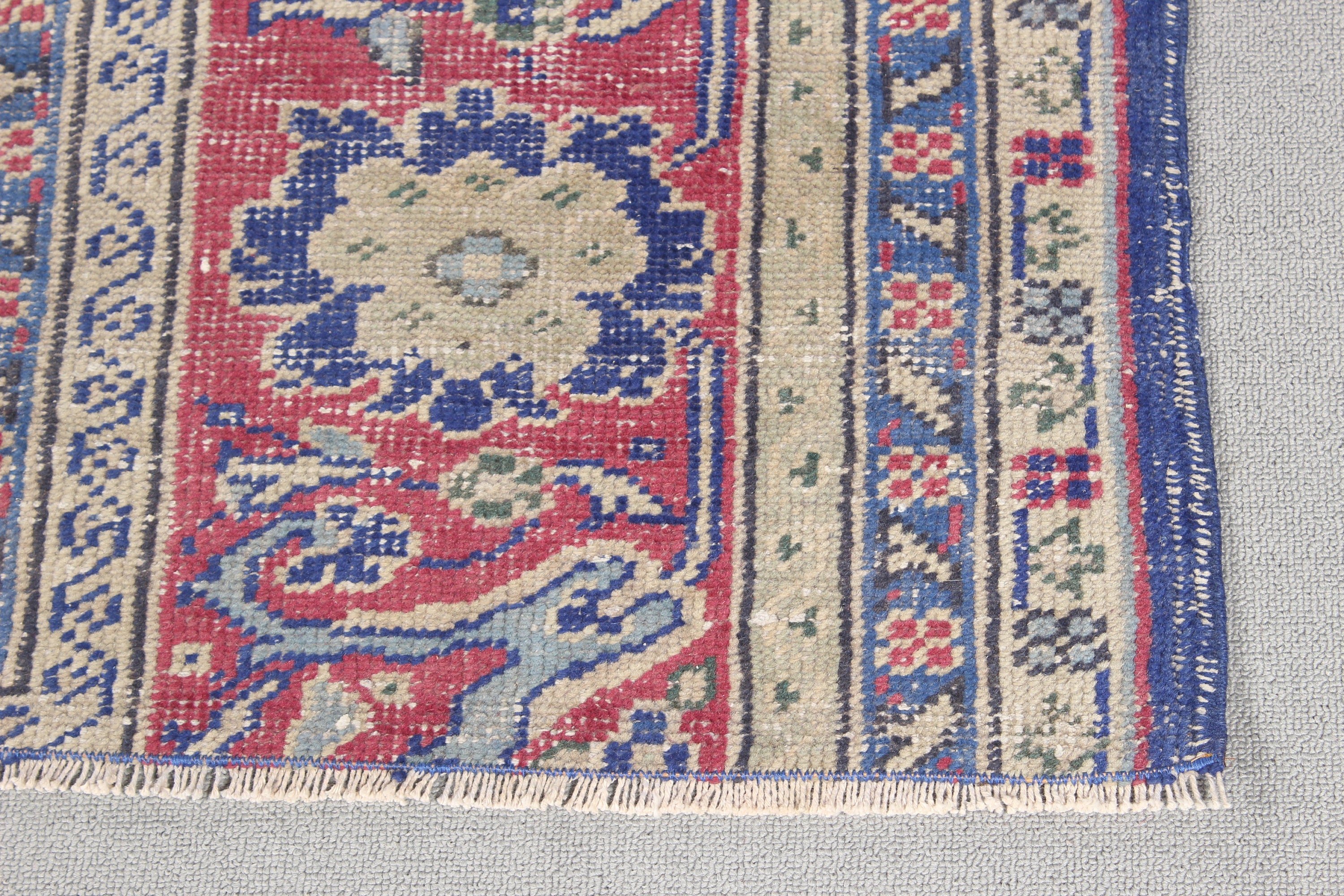 Mavi Nötr Halılar, Boho Halılar, Vintage Halılar, 8x8,5 ft Büyük Halı, Yemek Odası Halısı, Nötr Halılar, Tribal Halılar, Oturma Odası Halıları, Türk Halıları