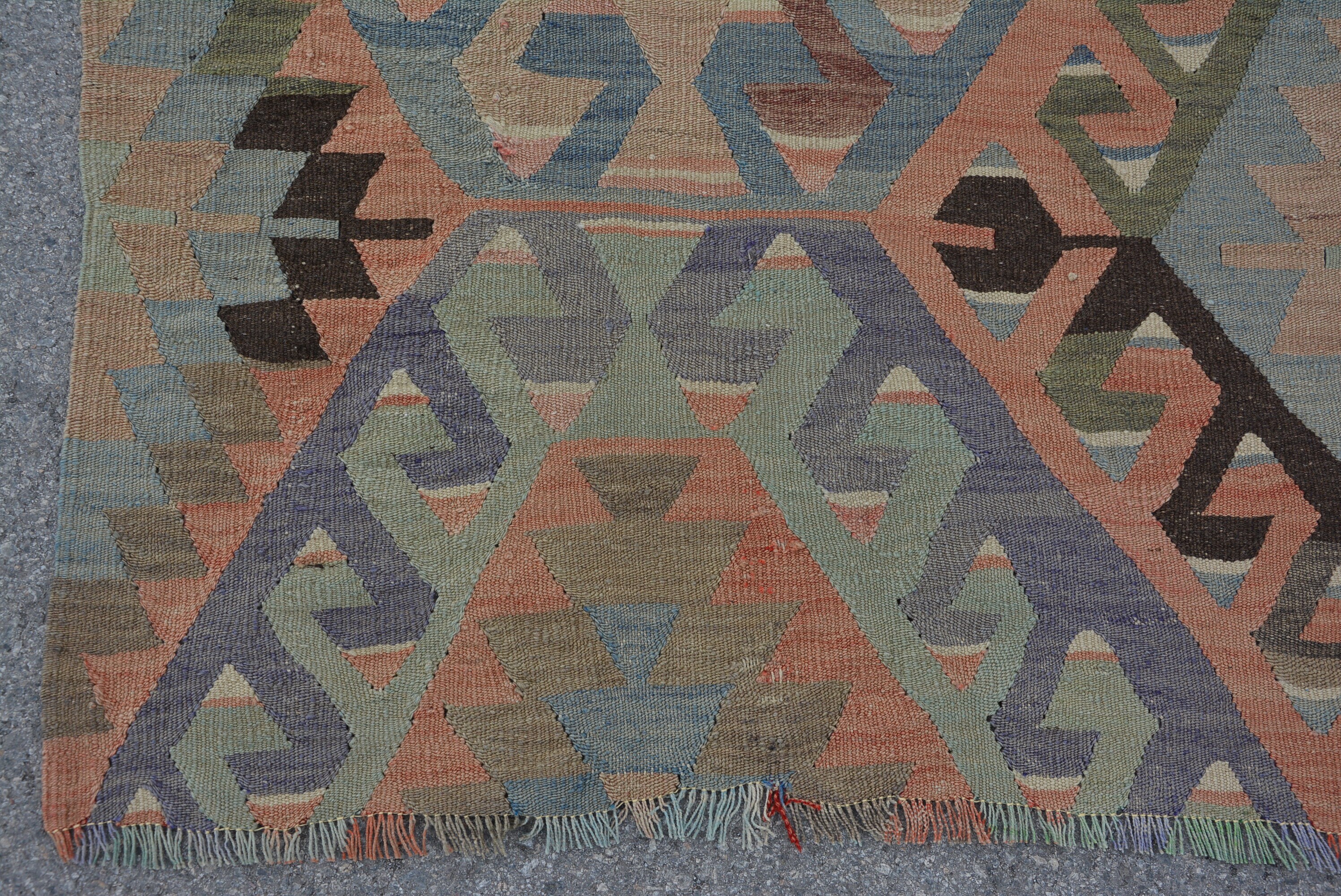 Living Room Rug, Turkish Rug, 5.9x10.2 ft Large Rug, Vintage Rugs, Kitchen Rug, Rugs for Dining Room, Kilim, Salon Rug, Bedroom Rug