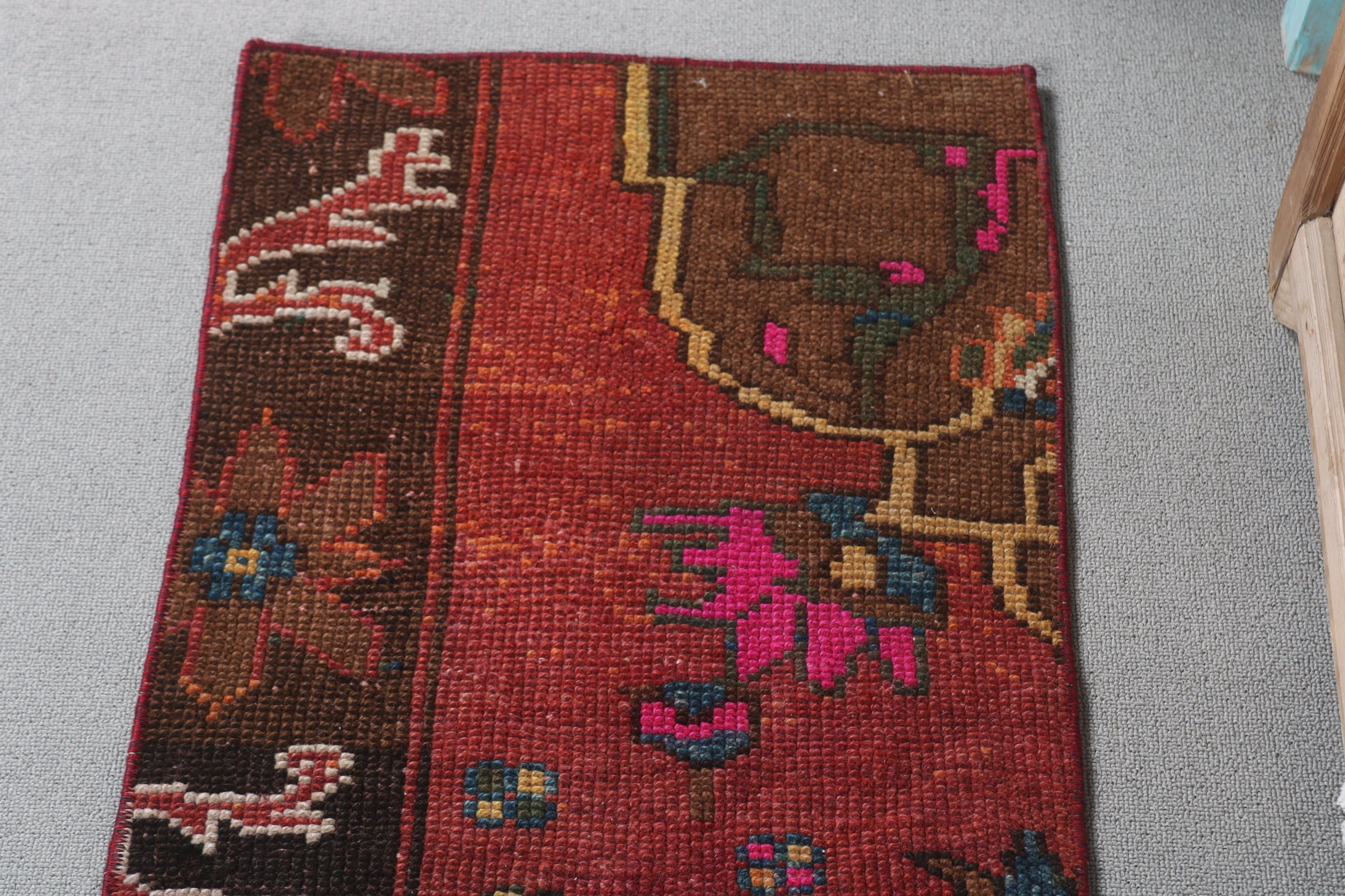 Yatak Odası Halısı, Duvara Asılı Halı, Oryantal Halı, 1.7x2.9 ft Küçük Halı, Siyah Ev Dekor Halıları, Vintage Halı, Araba Paspas Halıları, Türk Halısı