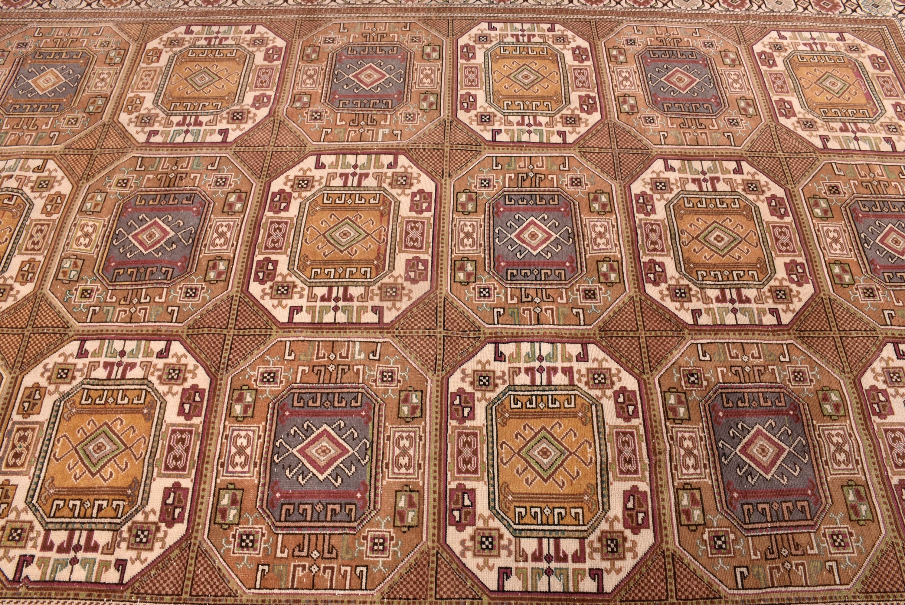 Brown Luxury Rug, Vintage Rugs, Rugs for Salon, 6x9.6 ft Large Rug, Salon Rug, Kitchen Rug, Living Room Rug, Turkish Rugs